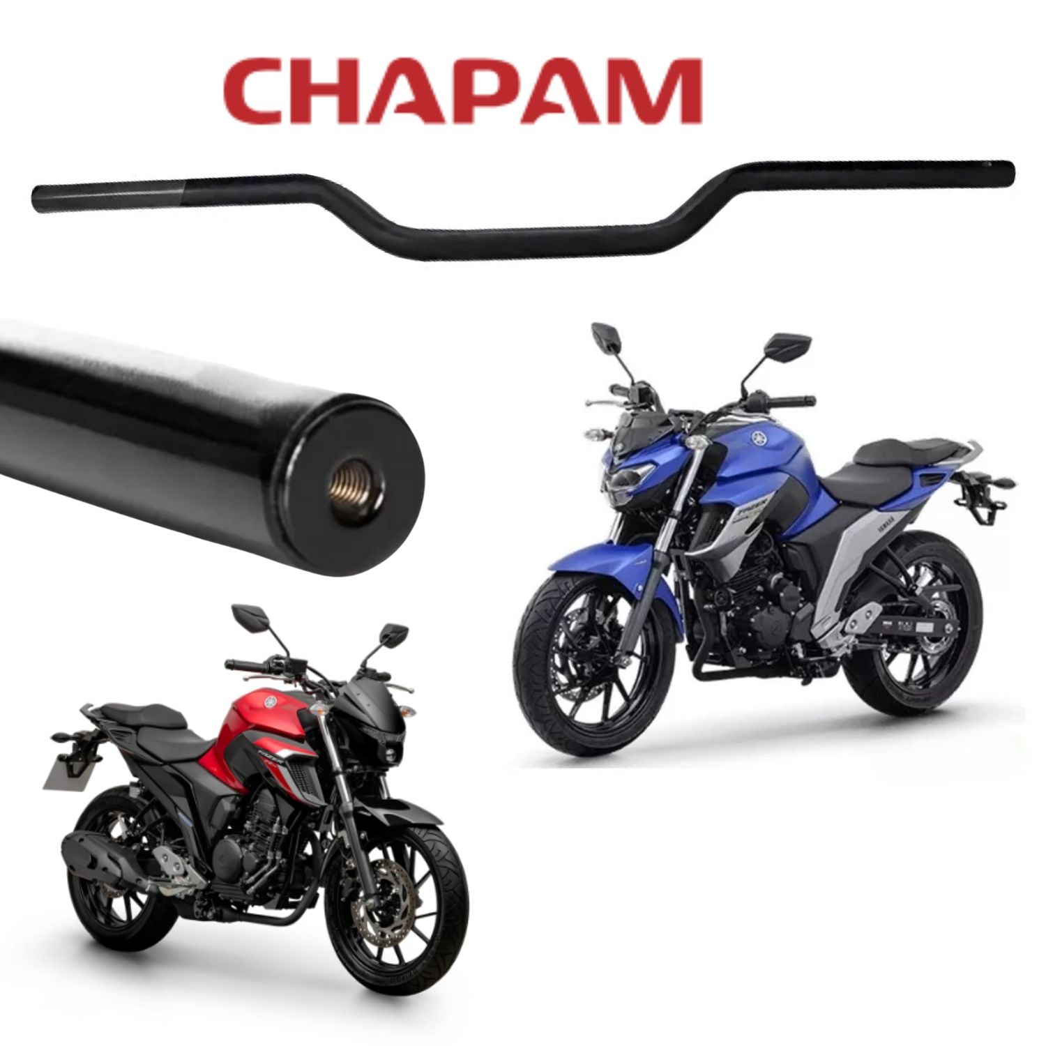 Guidão Modelo Original Fazer 250 Fz25 2018 2019 2020 2021 2022 2023 2024 2025