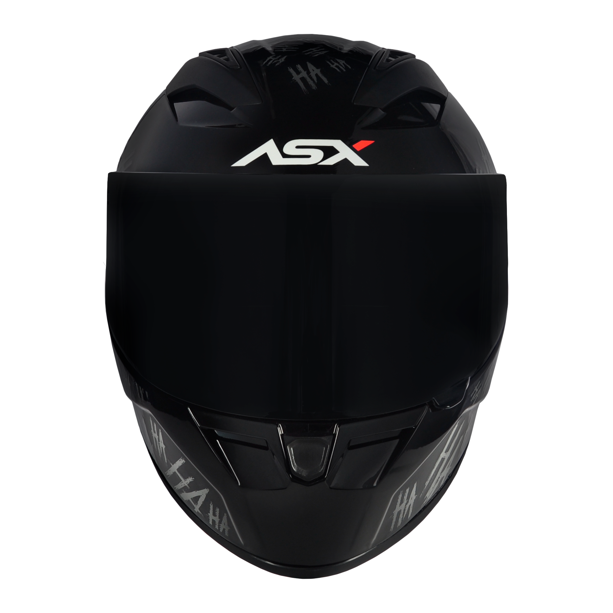 Capacete ASX City Fun Brilho Preto/Branco