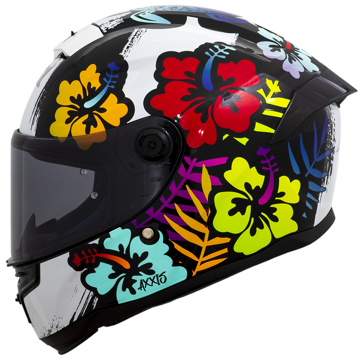 Capacete Axxis Hummer Cassia A0 Branco Perolado Brilho