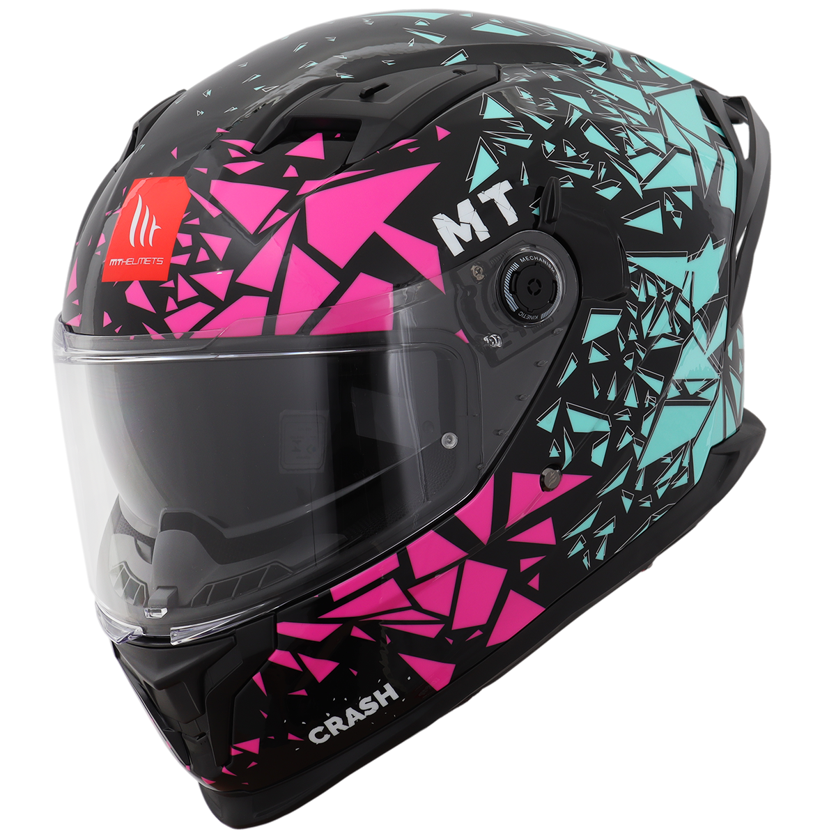 Capacete Mt Helmets Braker SV Crash B8 Preto Brilho