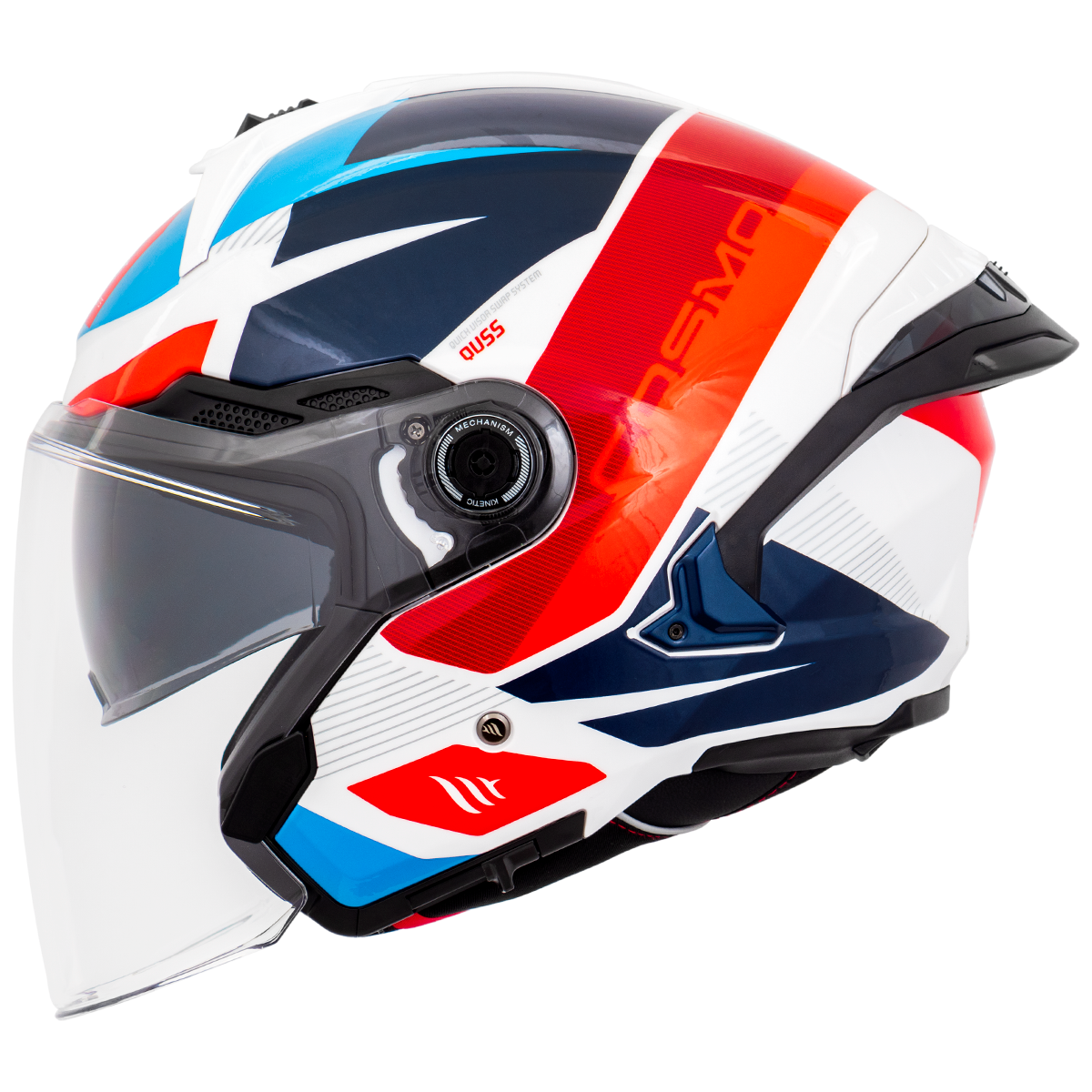 Capacete Mt Helmets Cosmo SV Braut A17 Brilho