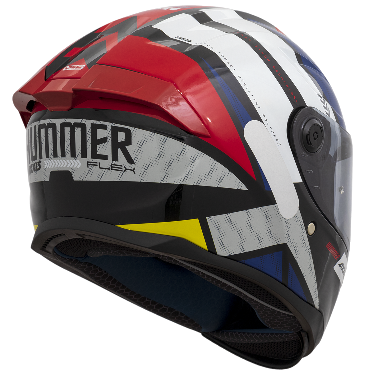 Capacete Axxis Hummer Flex E0 Branco Brilho