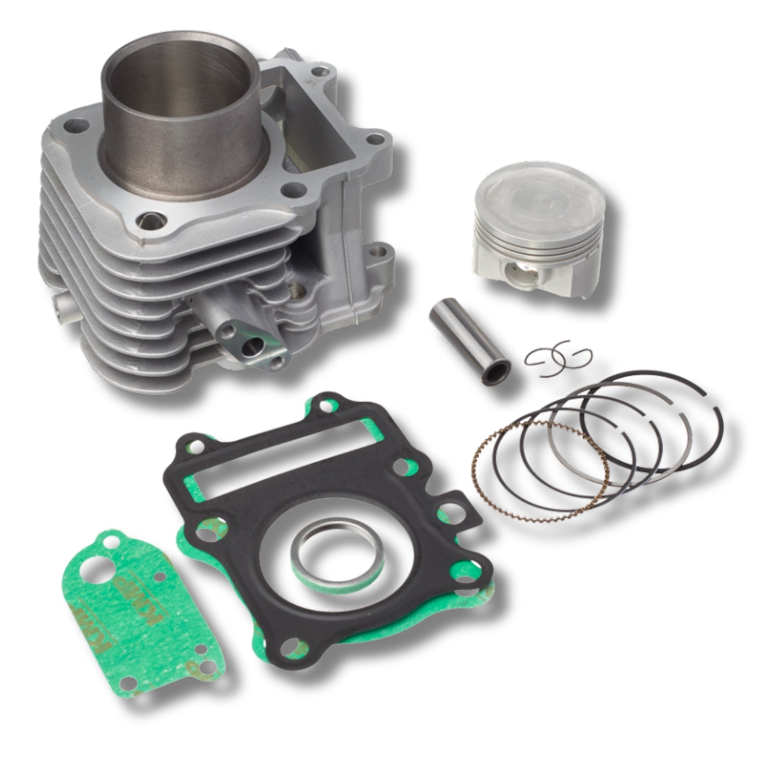KIT COM CILINDRO PISTAO KMP DYAMOND YBR FACTOR 125
