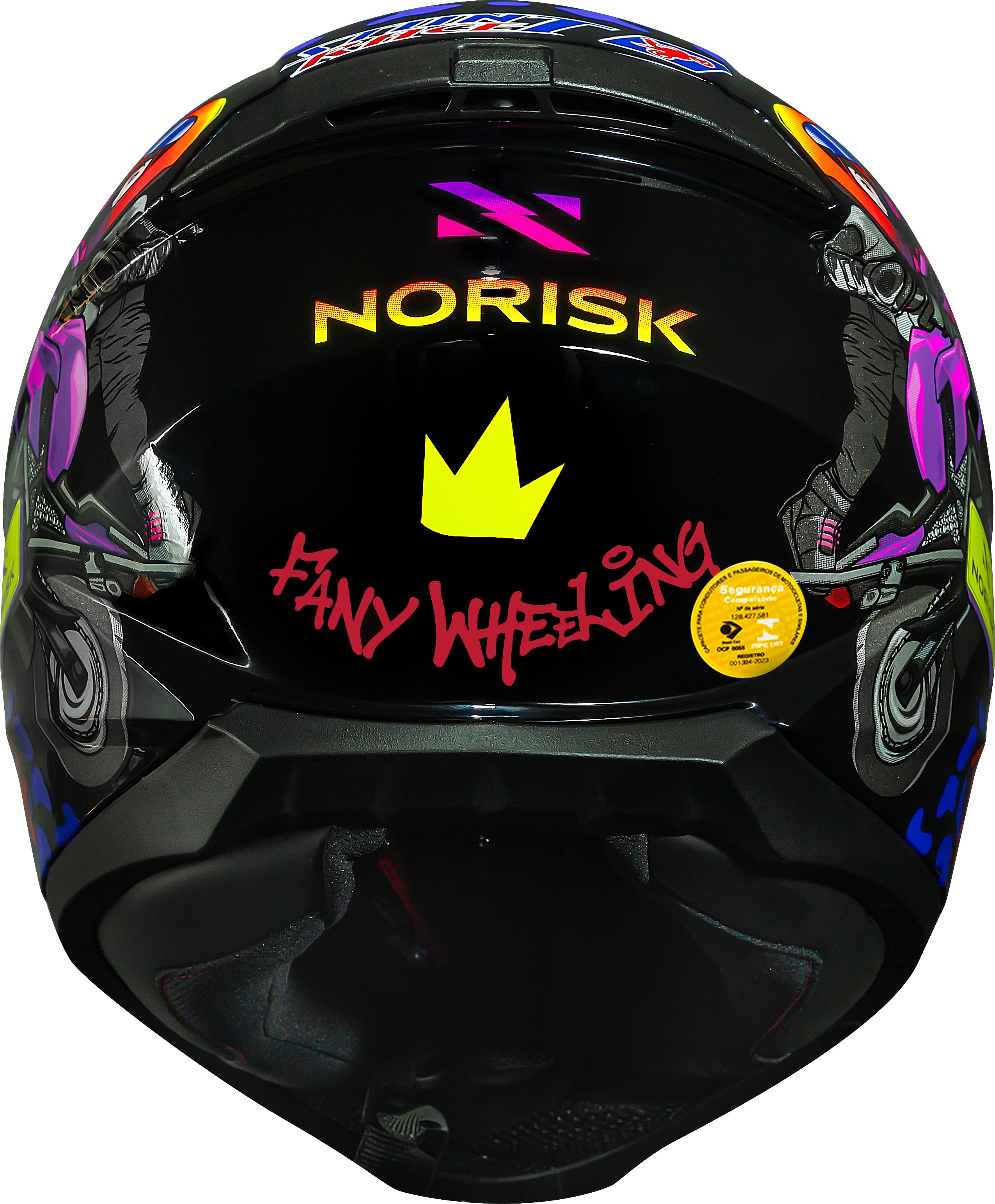 Capacete Norisk Razor Fany Whelling Réplica