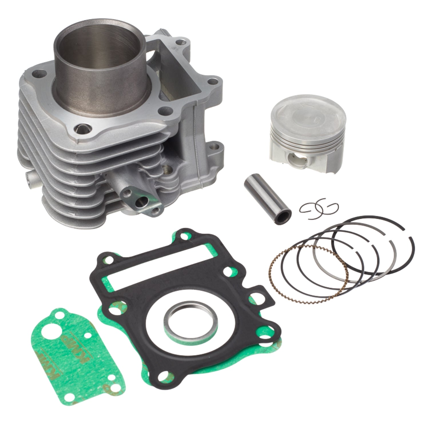 KIT COM CILINDRO PISTAO KMP DYAMOND HONDA BIZ 125 ATE 2008