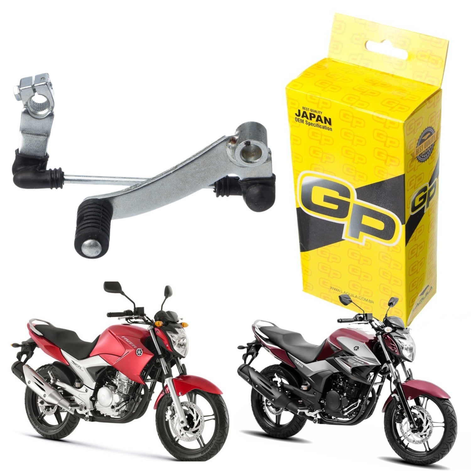 Pedal Cambio Marcha Completo Gp7 Yamaha Ys Fazer 250 2012 2013 2014 2015 2016 2017