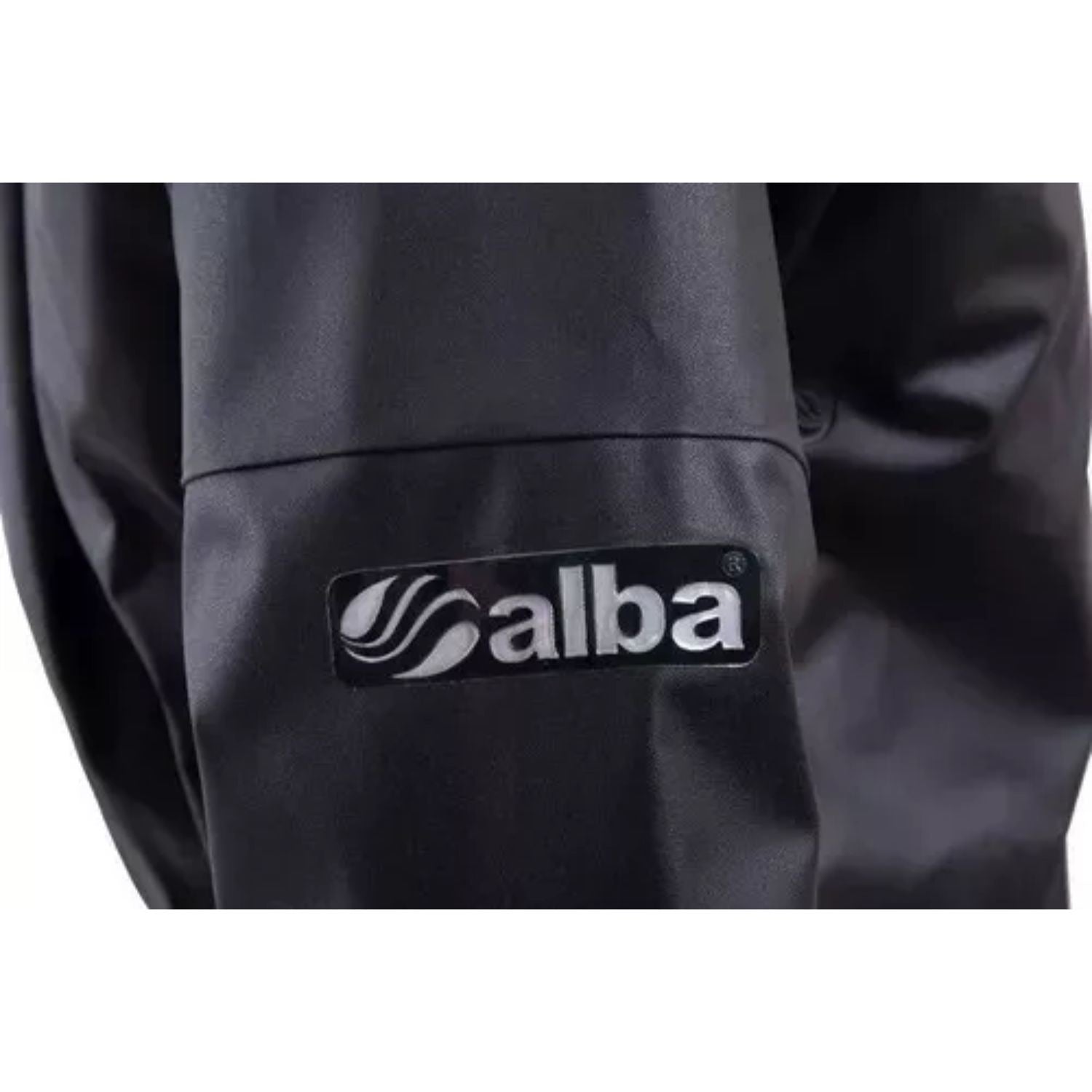 CONJUNTO CAPA DE CHUVA MASCULINO ALBA PVC EUROPA PRETO