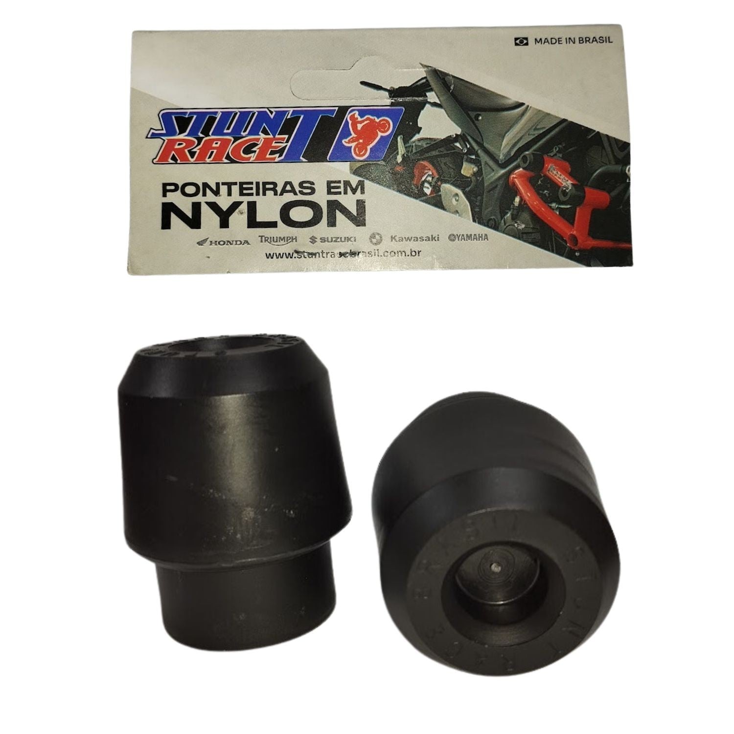 Kit 2 Batente Nylon Ponteira Borracha proteção Stunt Race Stunt Cage