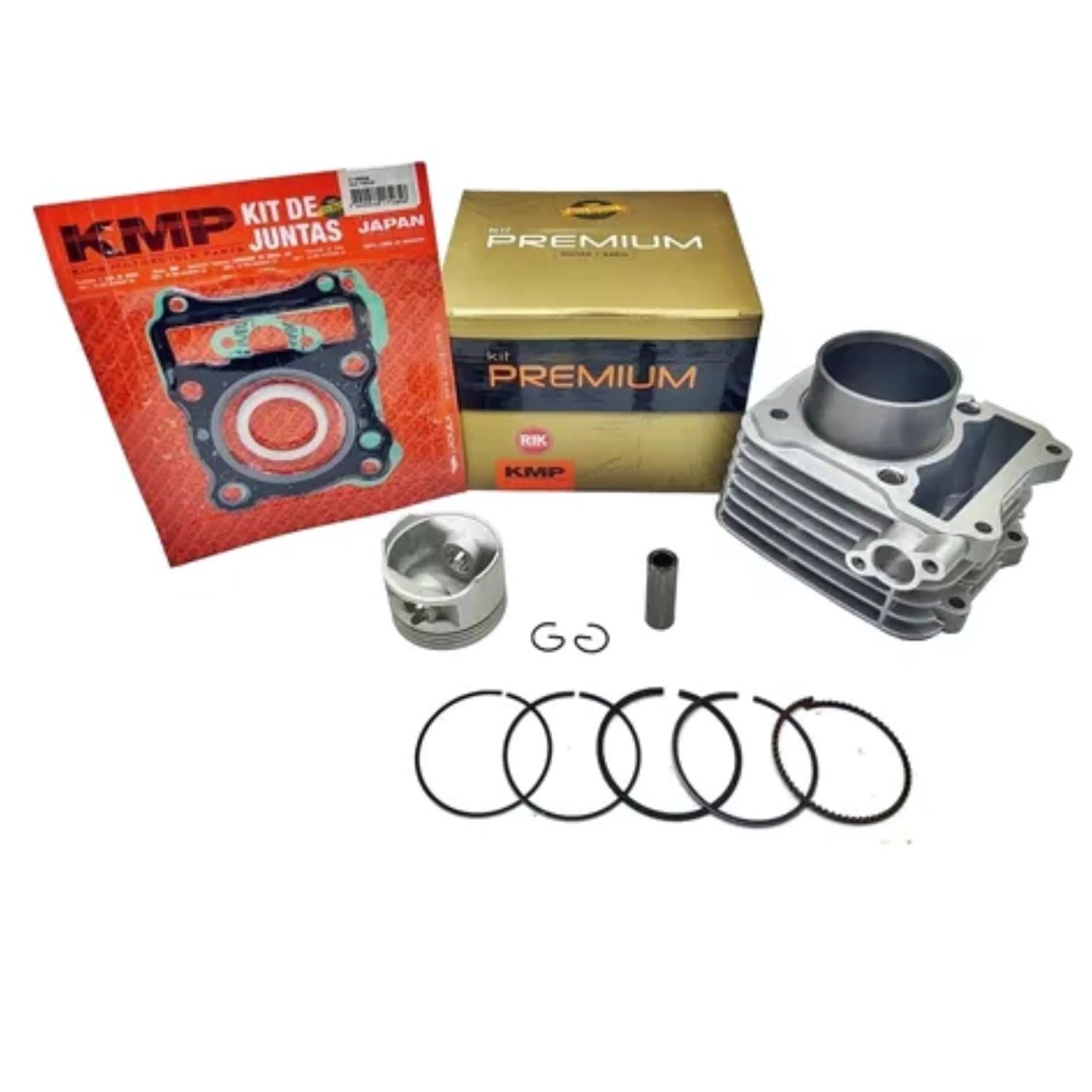 KIT PREMIUM CILINDRO PISTÃO KMP SUZUKI INTRUDER 125 2007 A 2016
