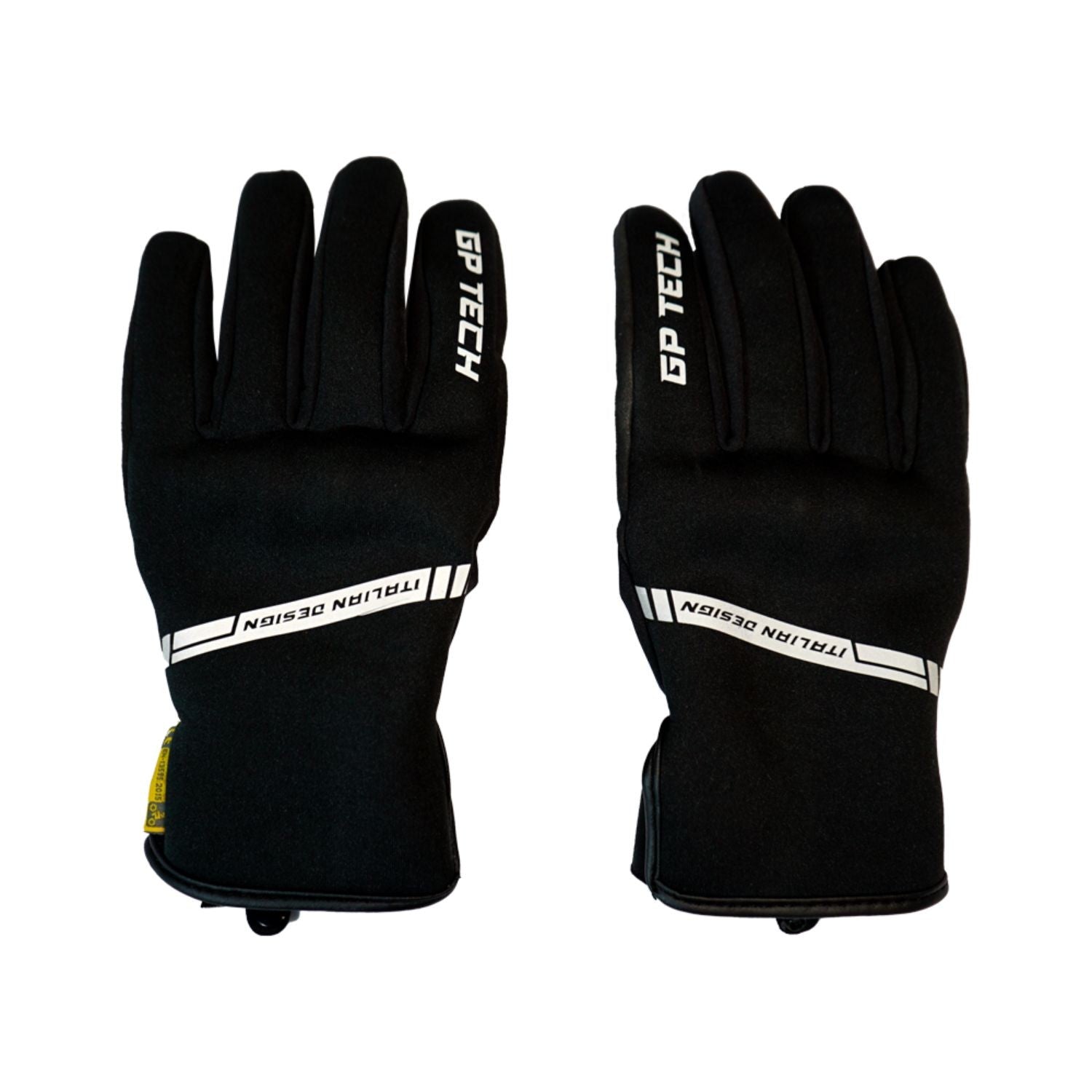 Luva de motoqueiro GP Tech Supreme II Impermeável Preto Cinza
