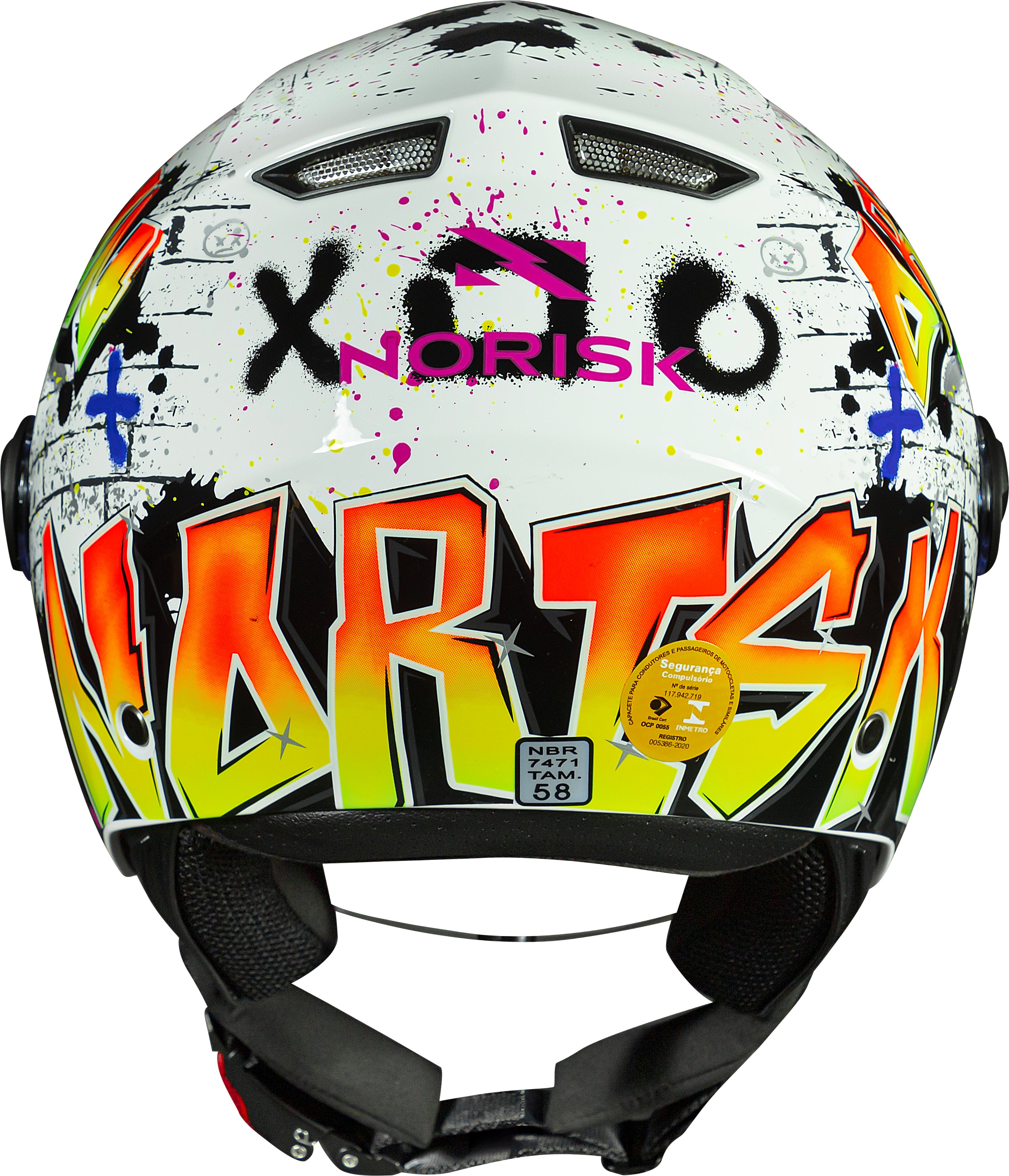 Capacete Norisk Orion Shine Branco