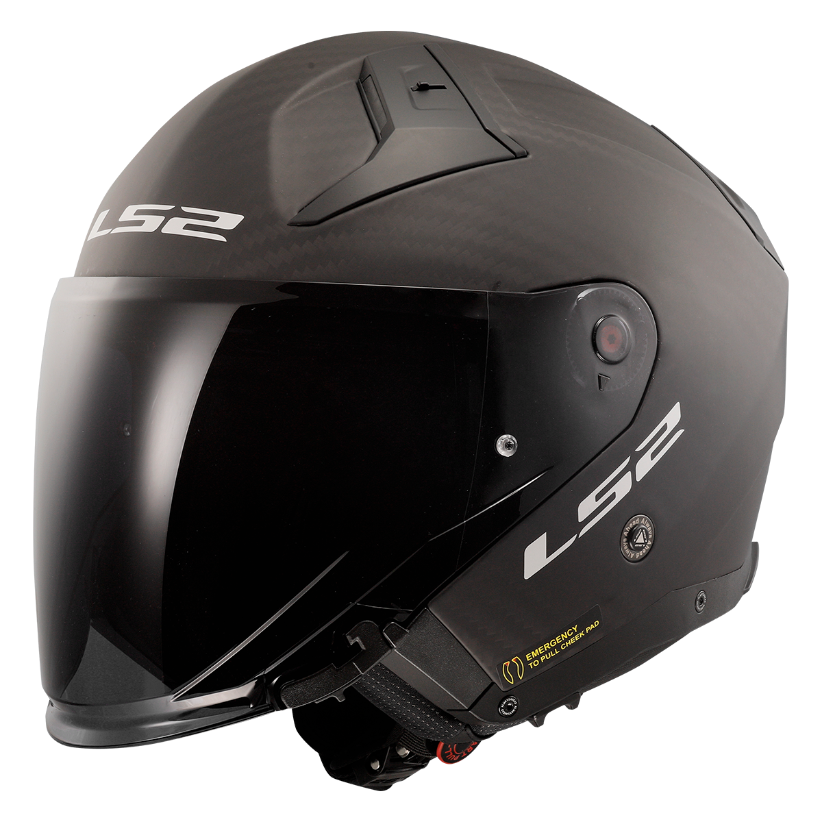 Capacete Ls2 Infinity II Solid Matte Carbon