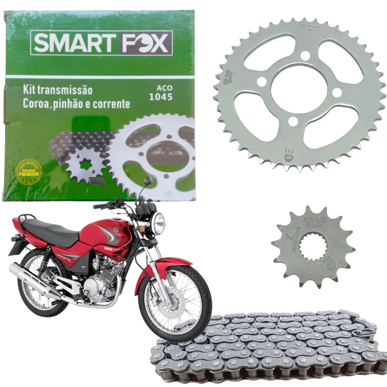 Kit Relação Ybr Factor 125 2003-2008