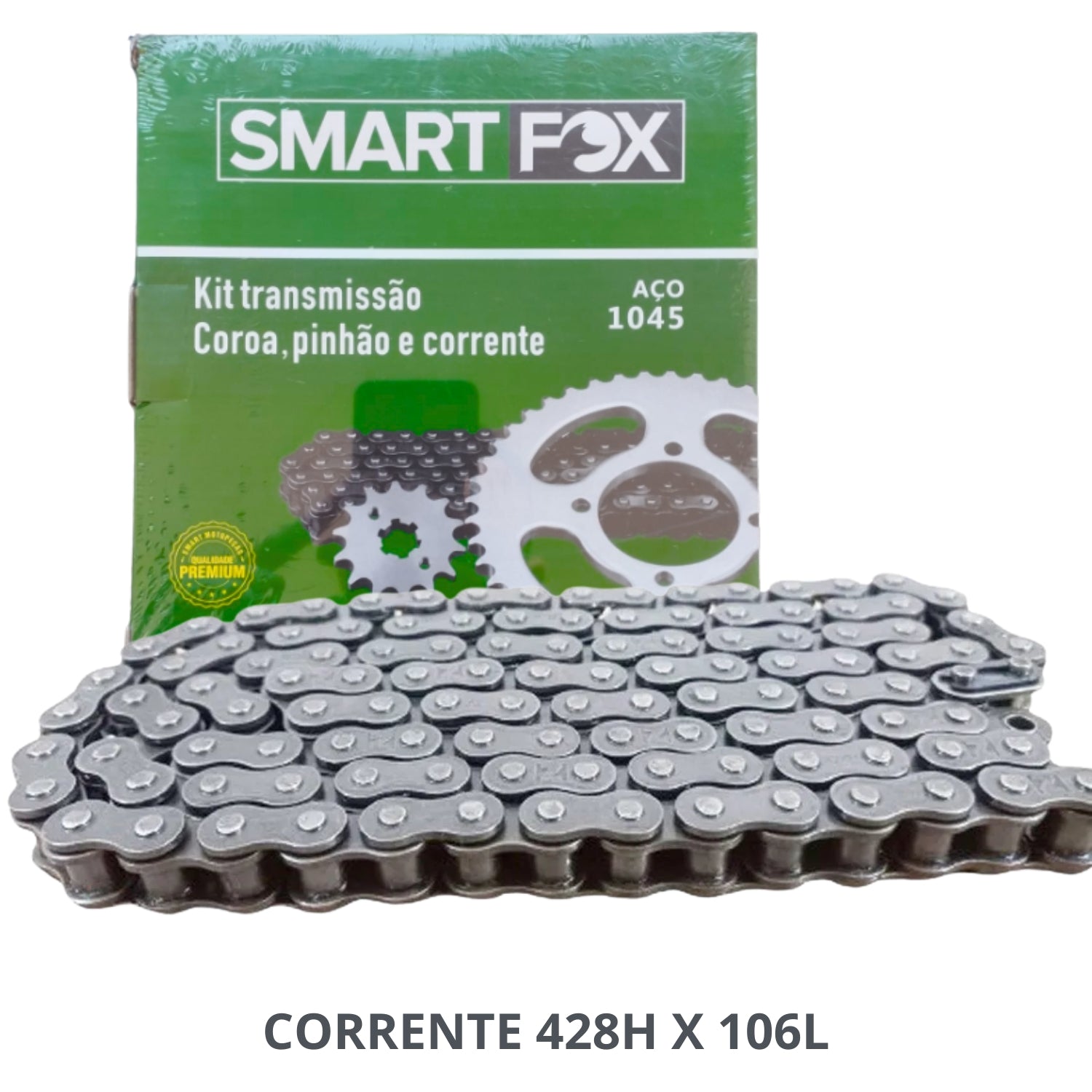 Kit Relação Transmissão Biz 125 2006-2015 Pop 100 2007-2015