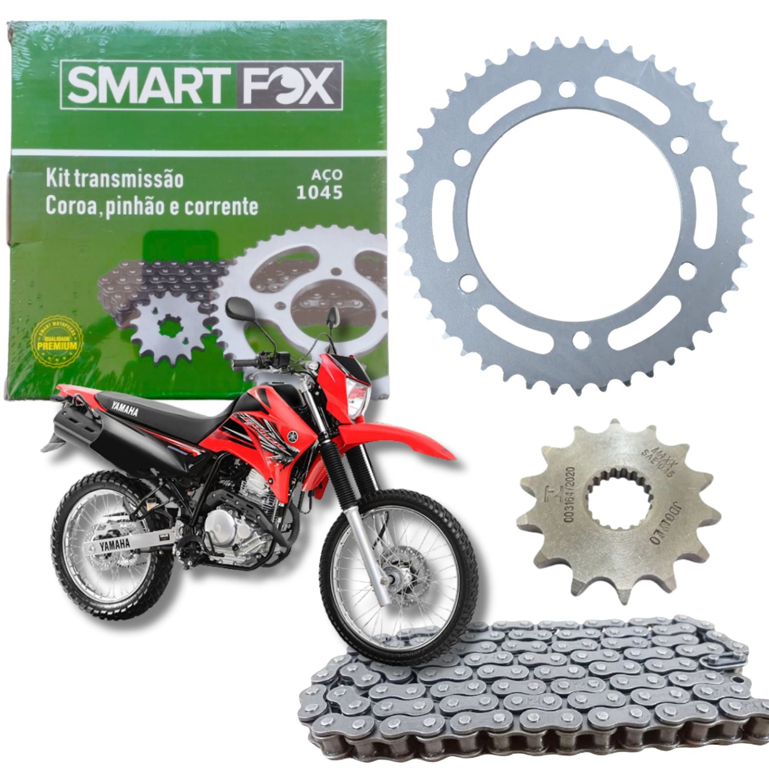Kit Relação Xtz Lander 250 2006 2007 2008 2009 2010 2011