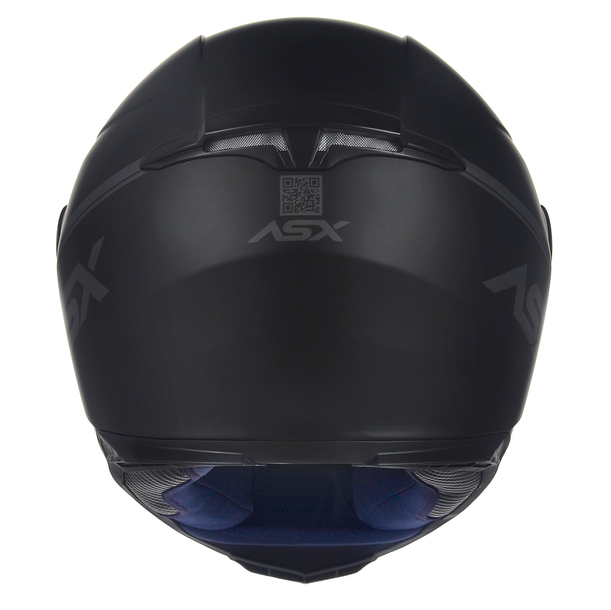 Capacete ASX Eagle Solid Fosco Preto/Cinza