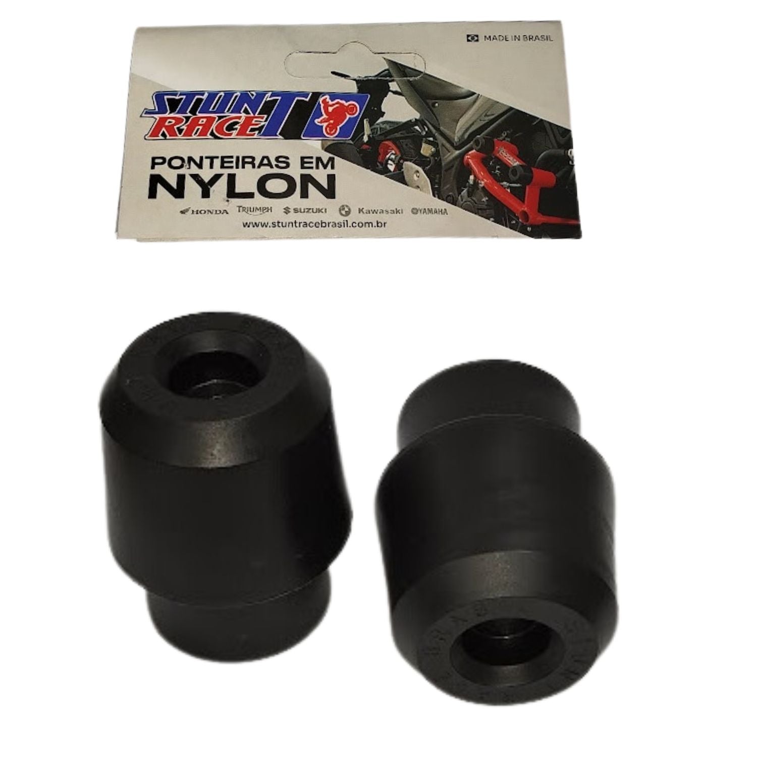 Kit 2 Batente Nylon Ponteira Borracha proteção Stunt Race Stunt Cage