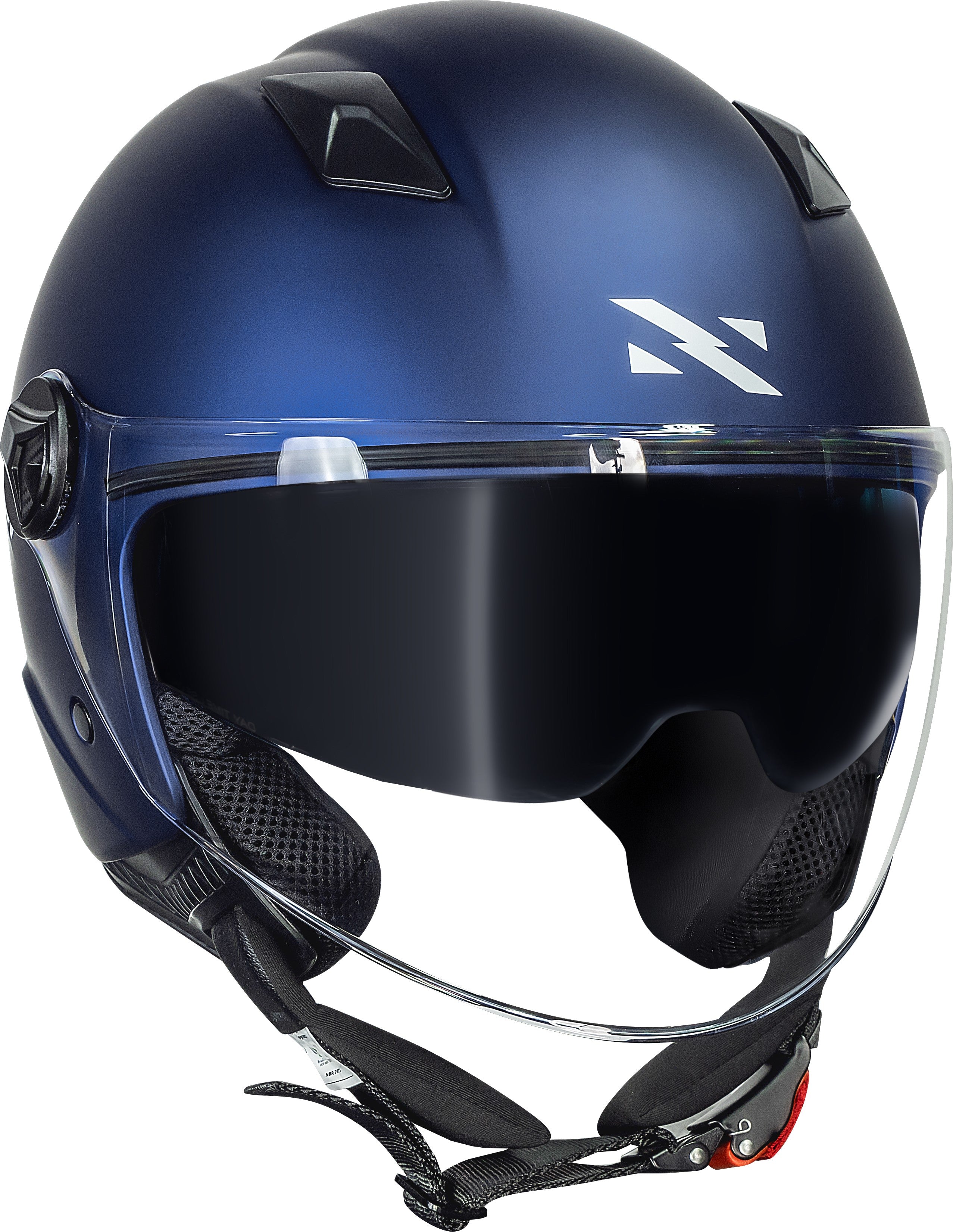 Capacete Norisk Orion SV Aberto Monocolor Azul Fosco