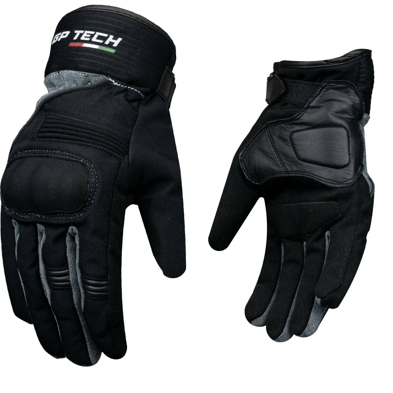 Luva de motoqueiro GP Tech Supreme Impermeável Preto