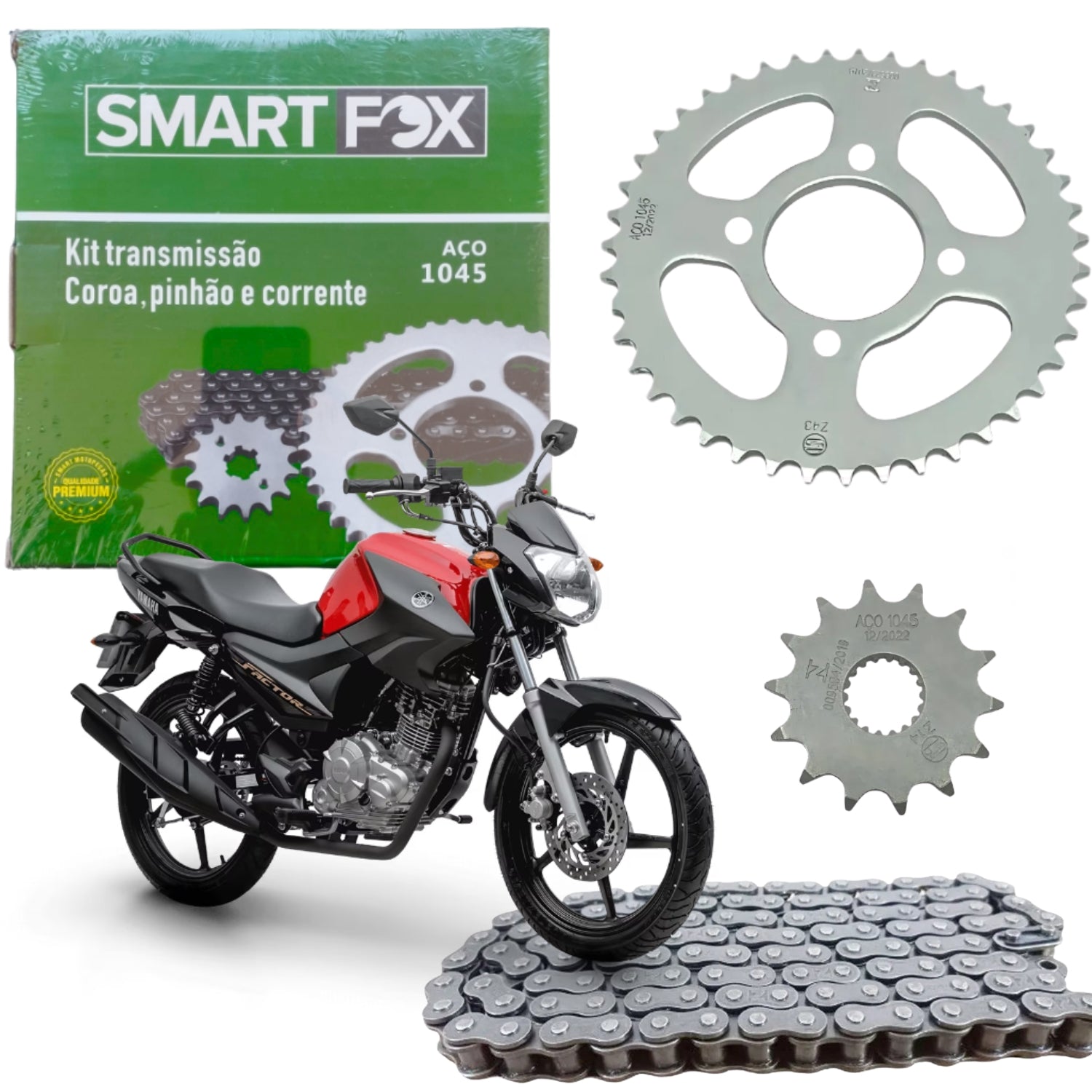 Kit Relação Ybr Factor 125 2017-2025