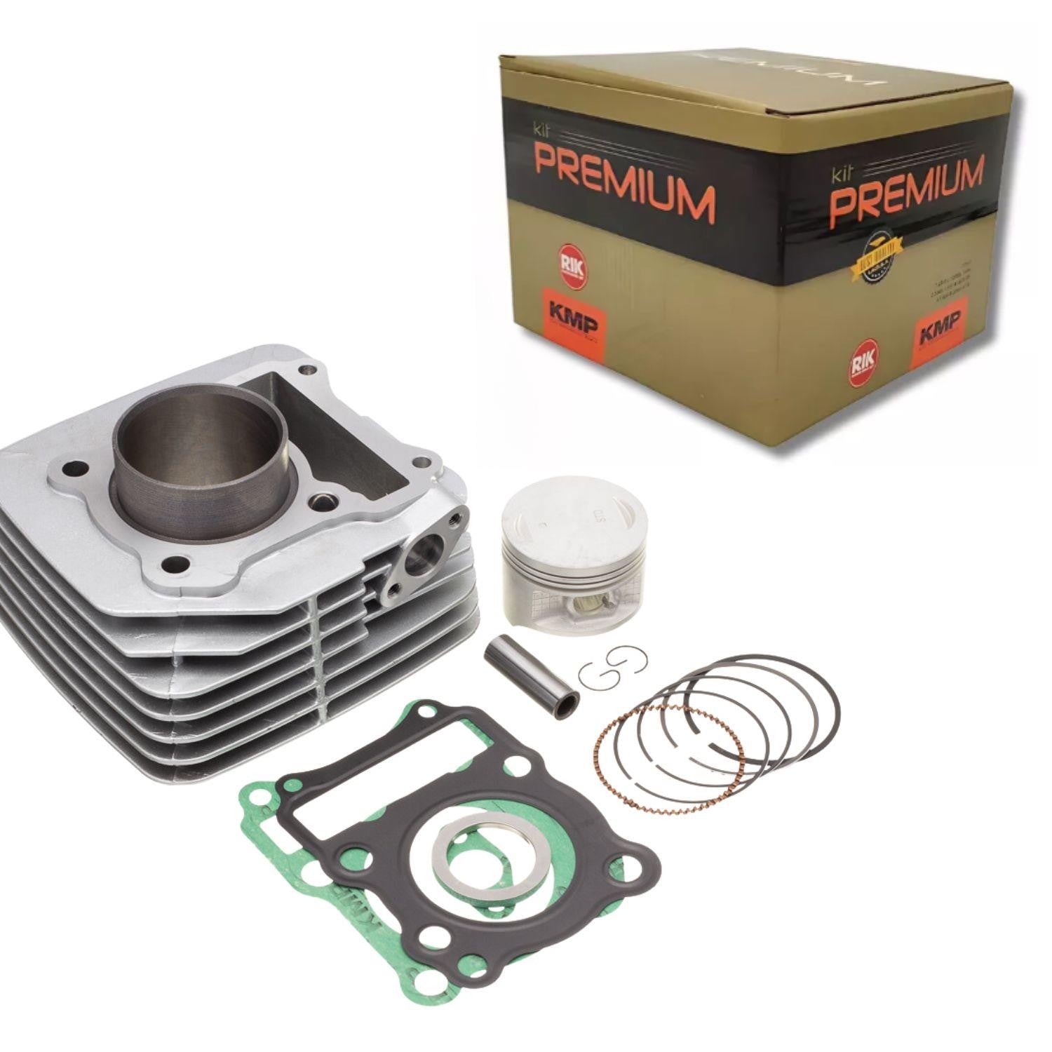 KIT PREMIUM CILINDRO PISTÃO KMP SUZUKI YES 125 2004 A 2016