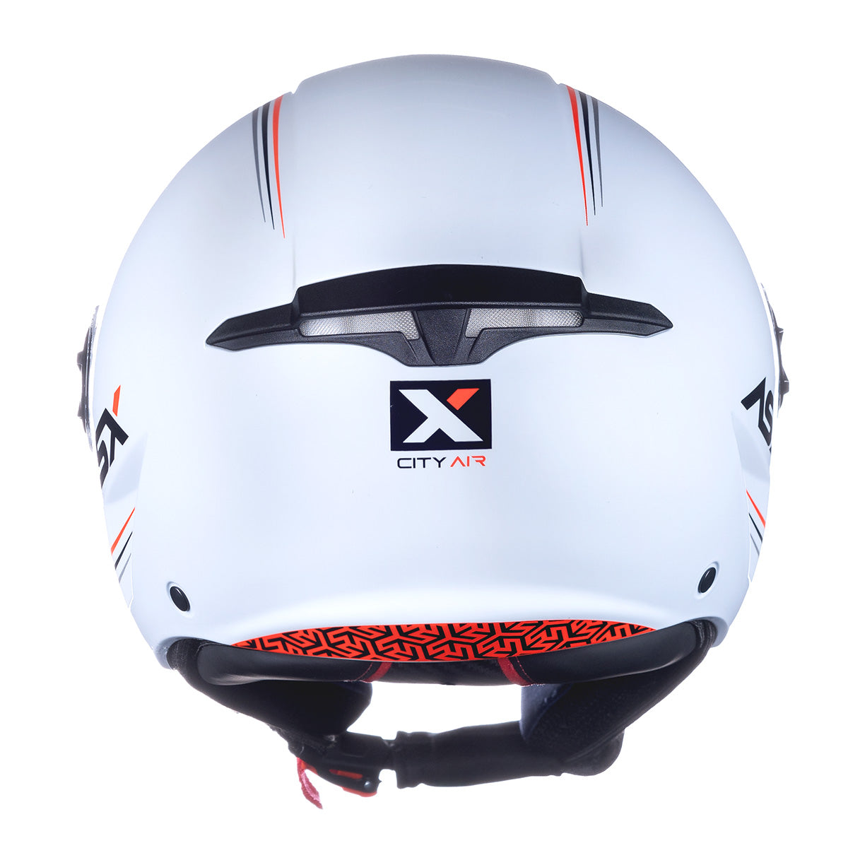 Capacete ASX City Air Brilho Solid Branco