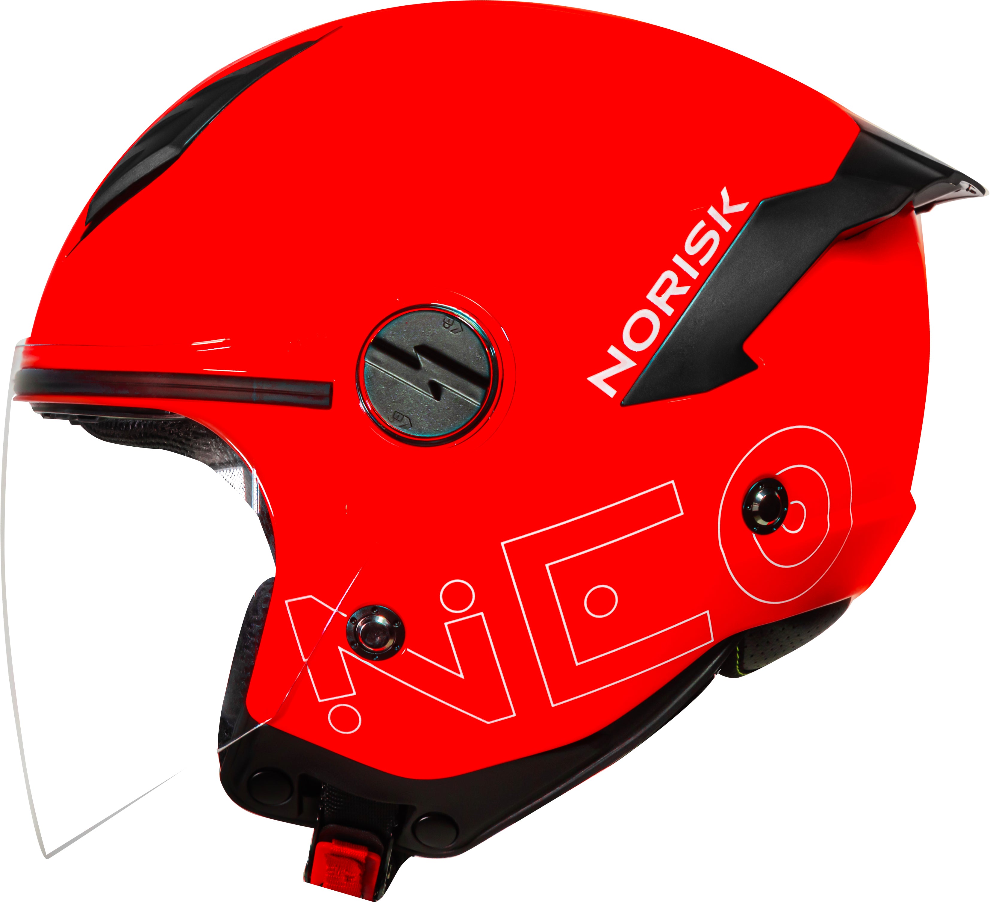 Capacete Norisk Neo Monocolor Vermelho