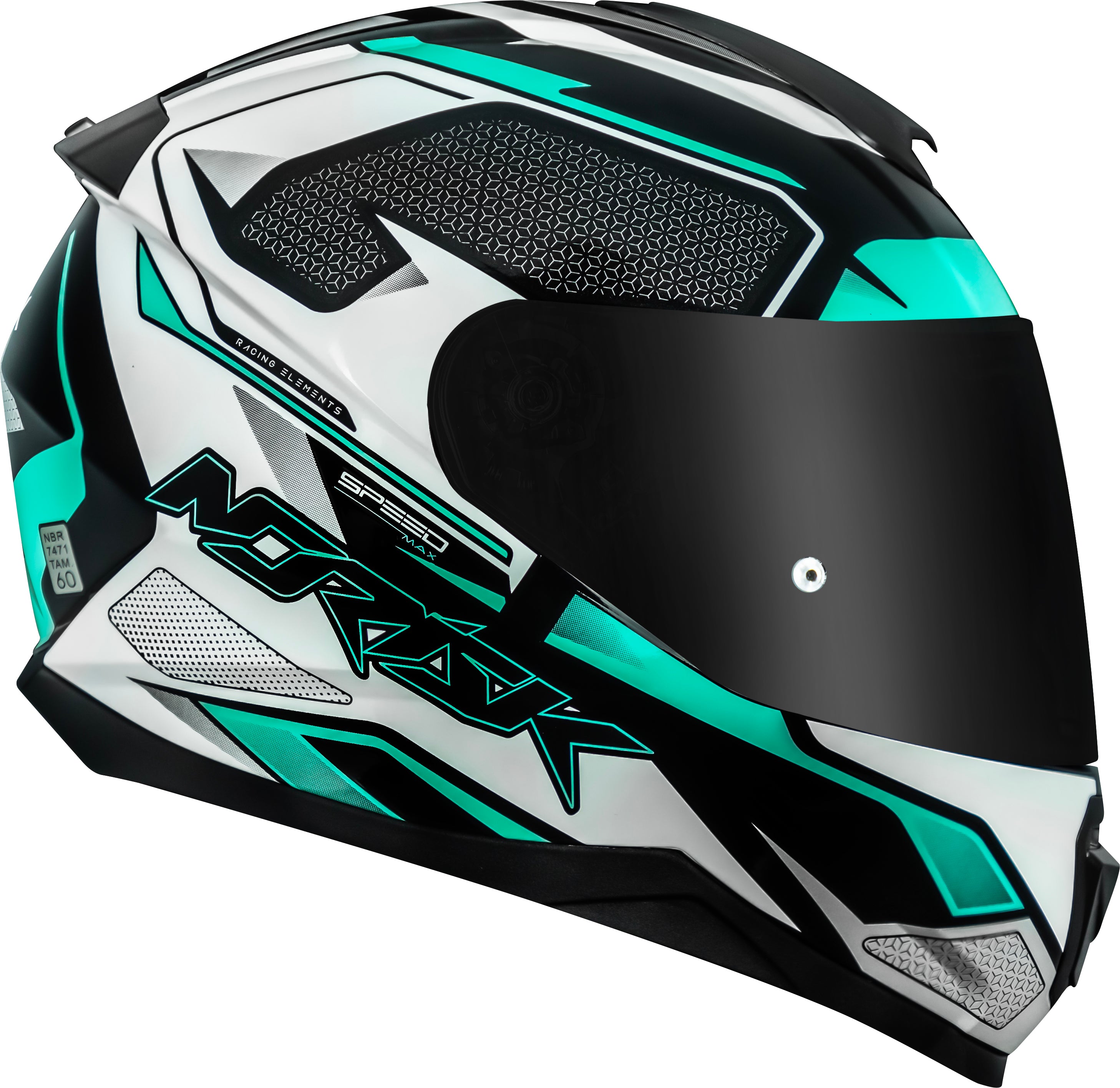 Capacete Norisk Razor Speed Max Preto Verde