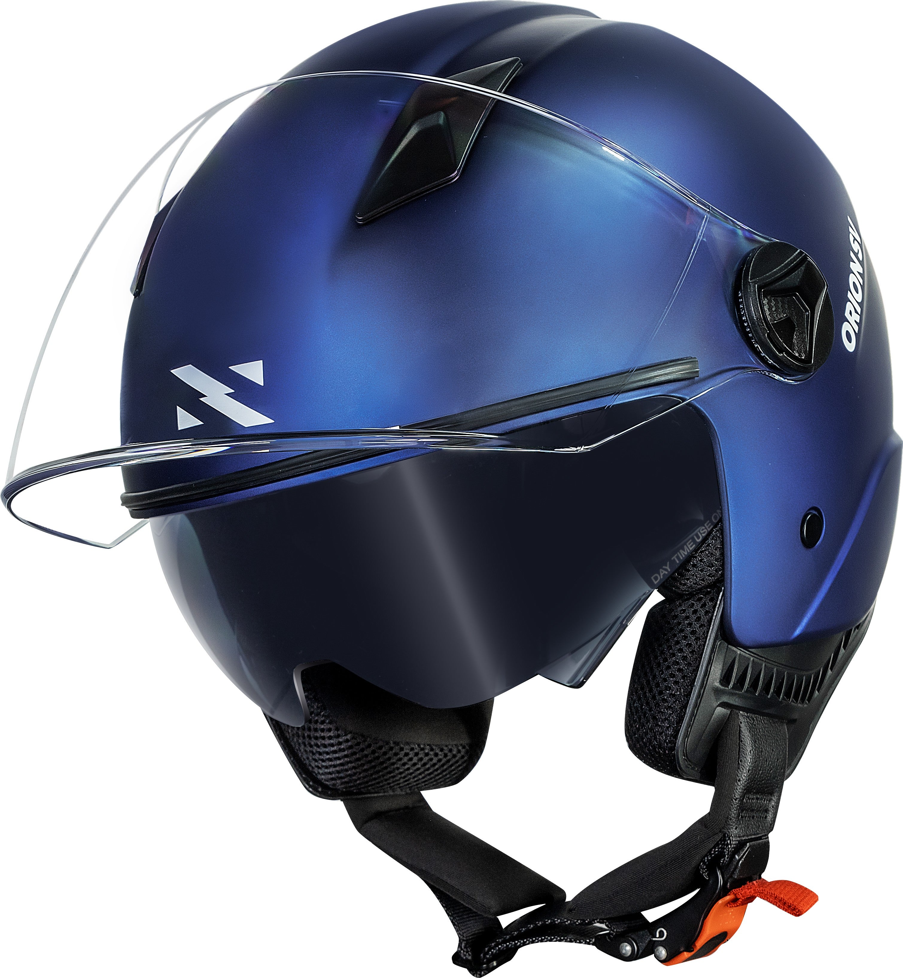 Capacete Norisk Orion SV Aberto Monocolor Azul Fosco