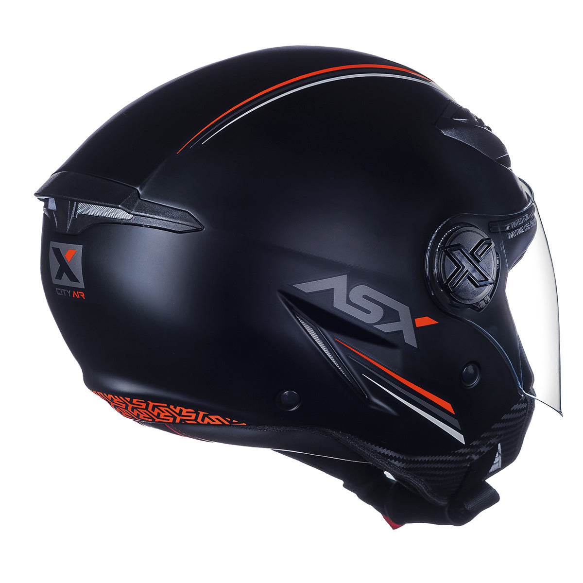 Capacete ASX City Air Fosco Solid Preto
