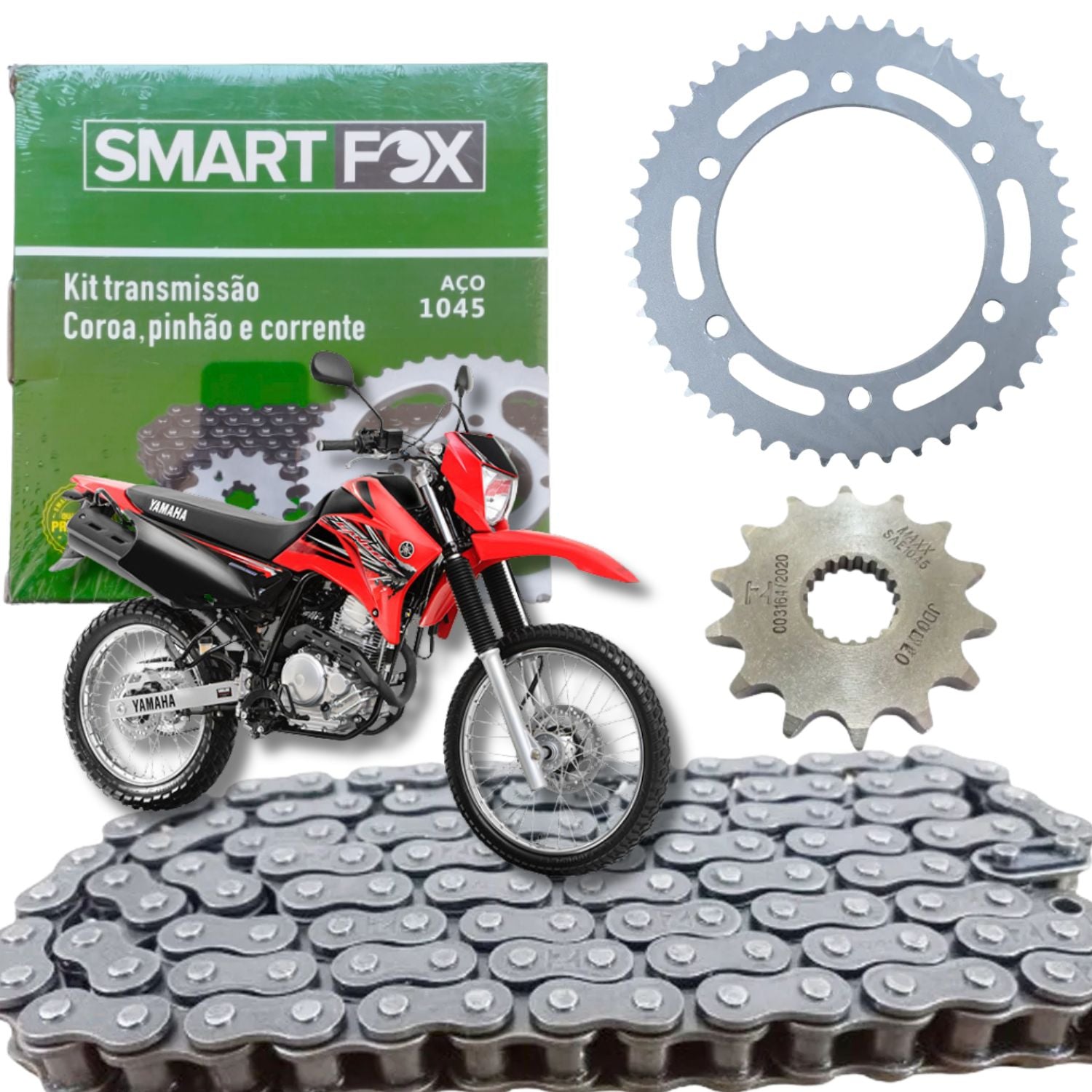 Kit Relação Xtz Lander 250 2006 2007 2008 2009 2010 2011
