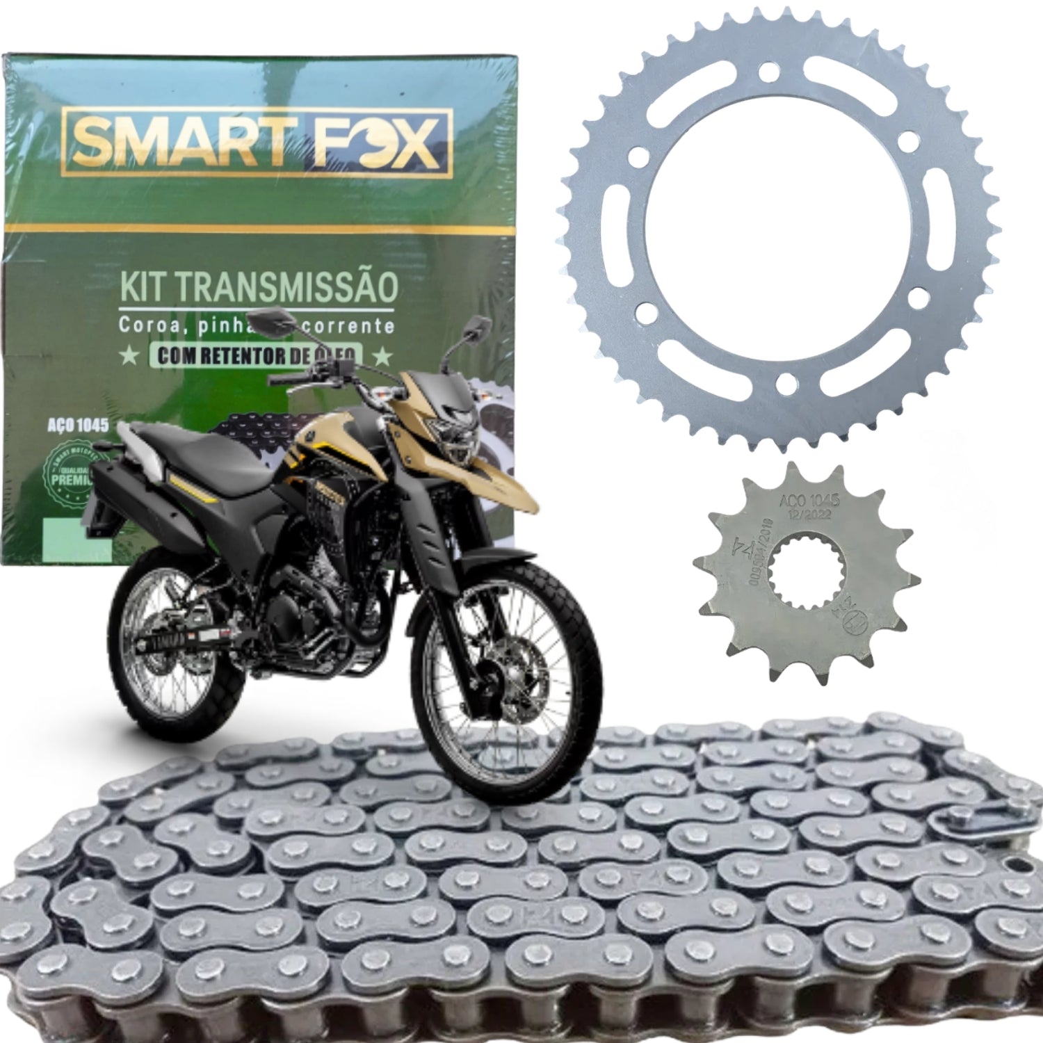 Kit Relação Com Retentor Xtz Lander 250 Tenere 250 2009-2025