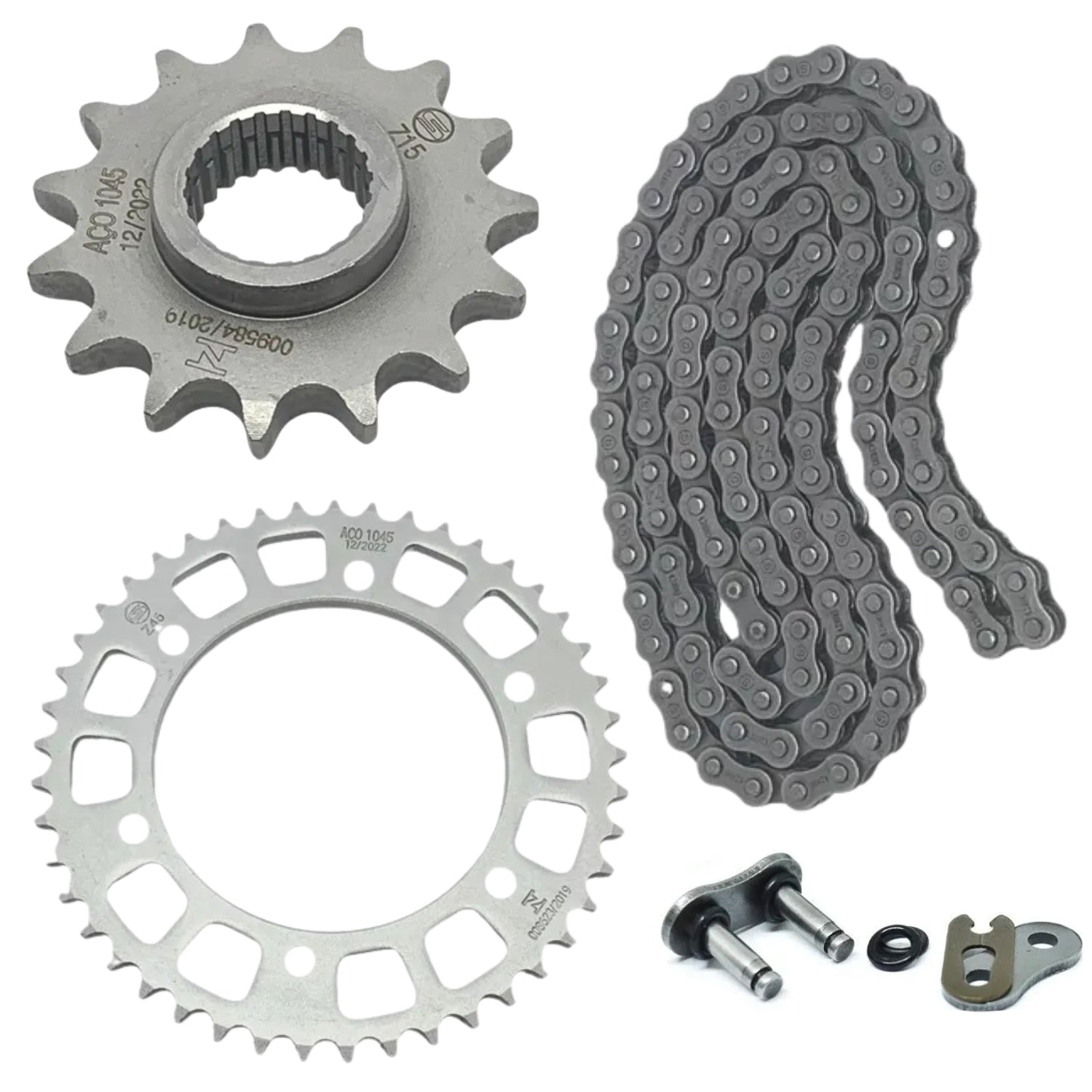 Kit Relação Transmissão com retentor Fazer 250 2006-2017