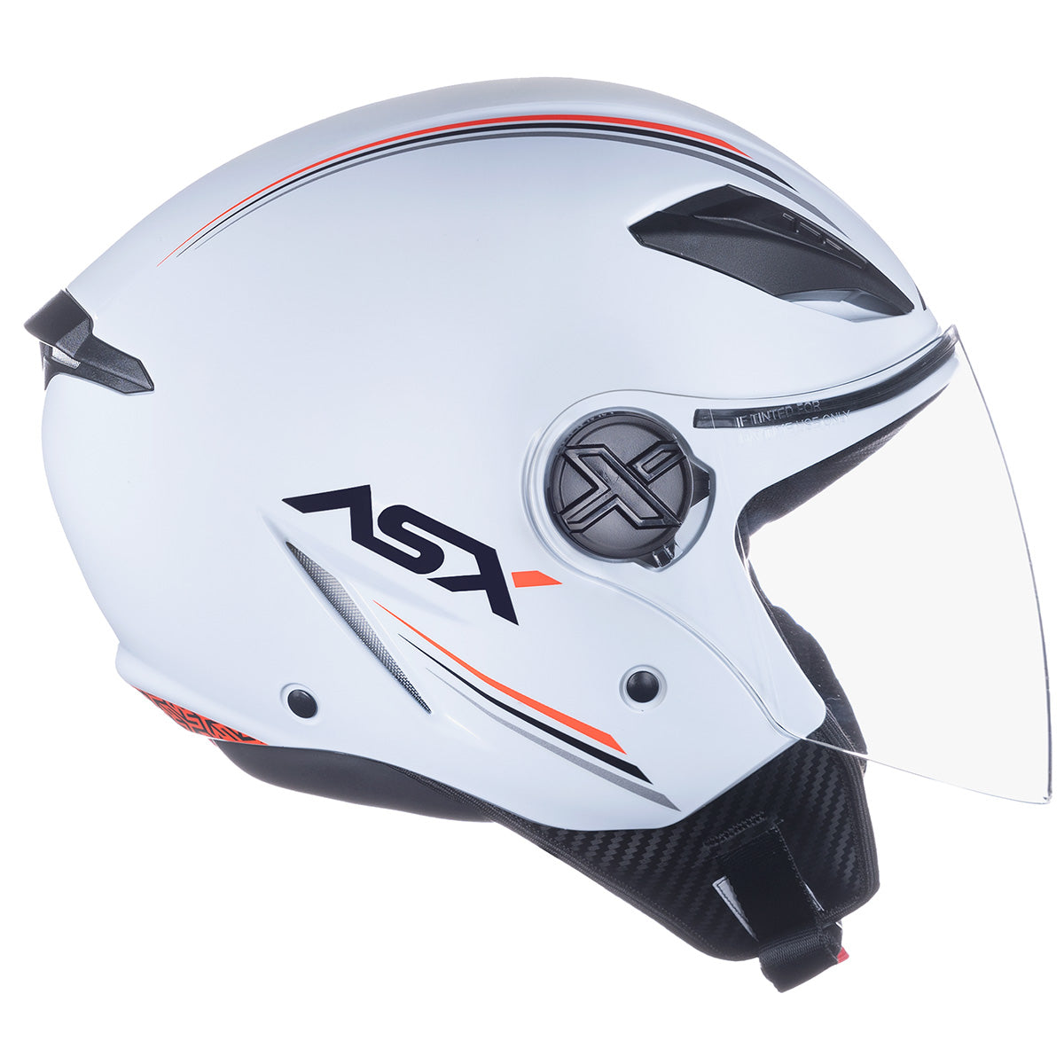 Capacete ASX City Air Brilho Solid Branco