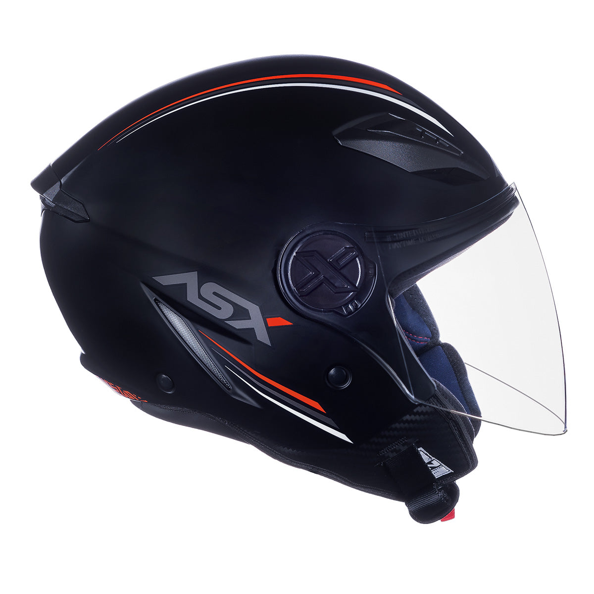 Capacete ASX City Air Fosco Solid Preto