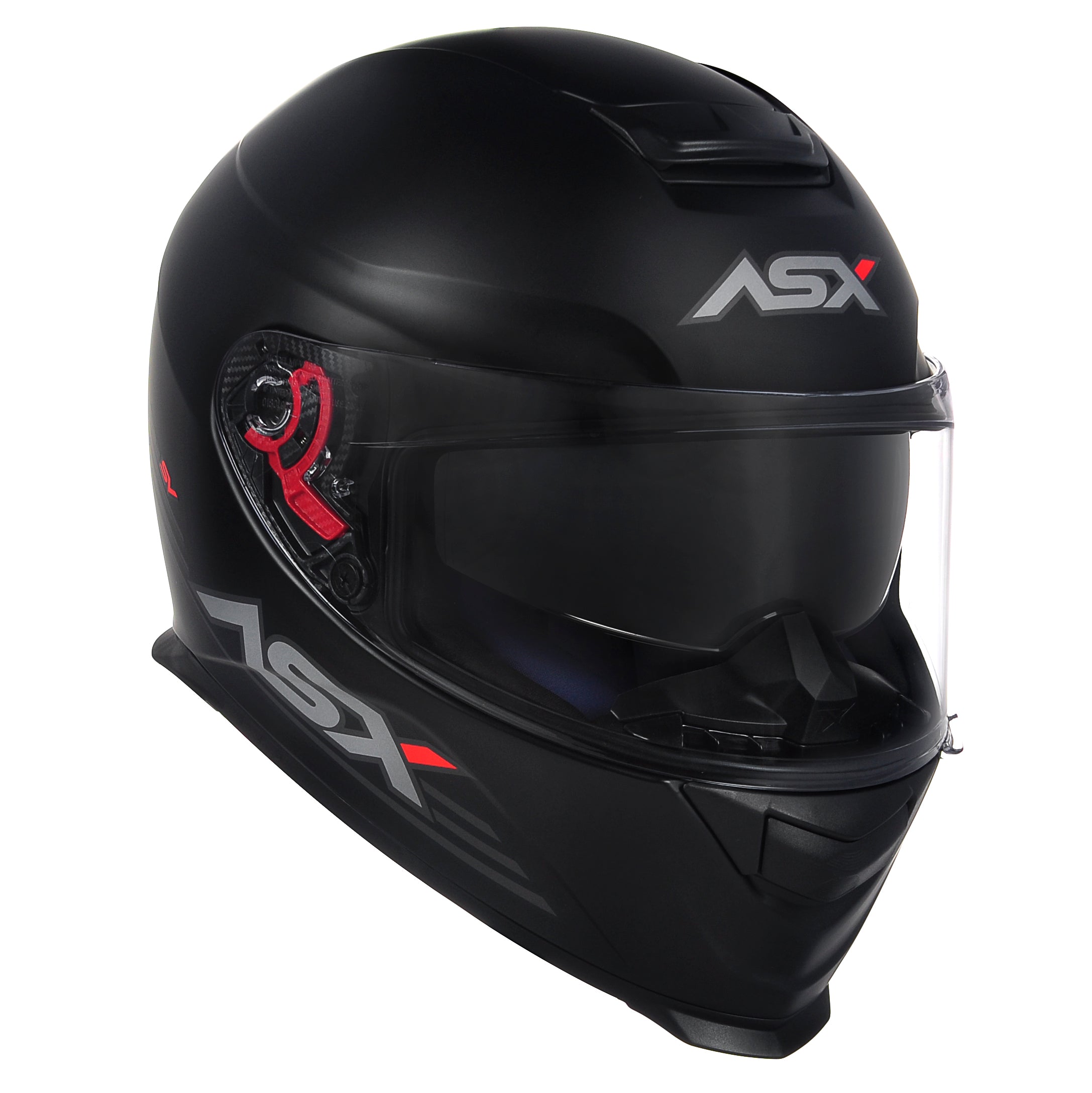 Capacete ASX Eagle SV Solid Preto Fosco