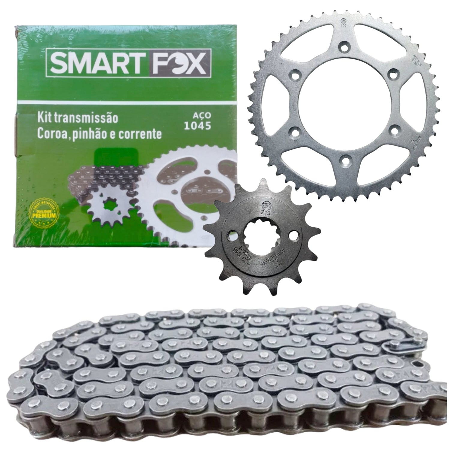 Kit Relação Transmissão Biz 125 2006-2015 Pop 100 2007-2015