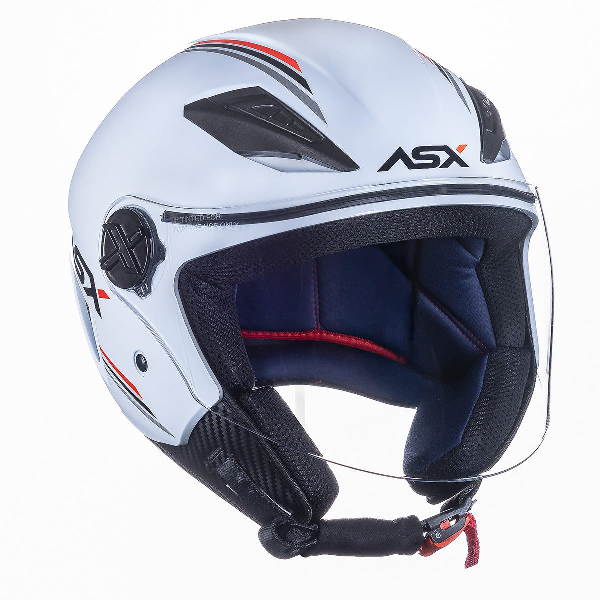 Capacete ASX City Air Brilho Solid Branco