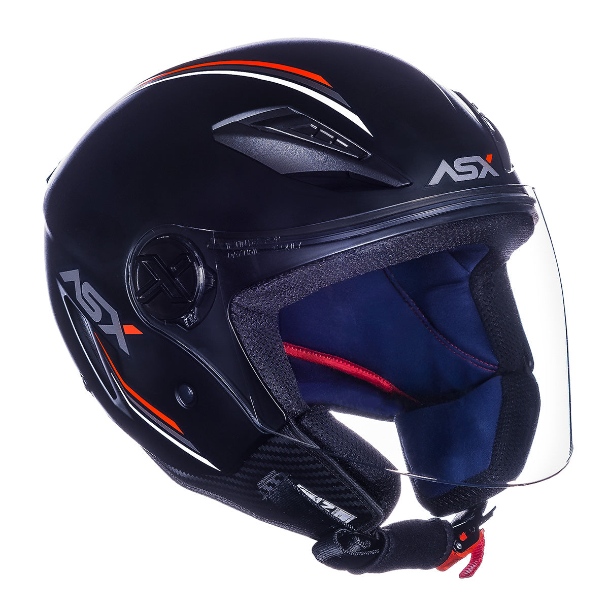 Capacete ASX City Air Fosco Solid Preto