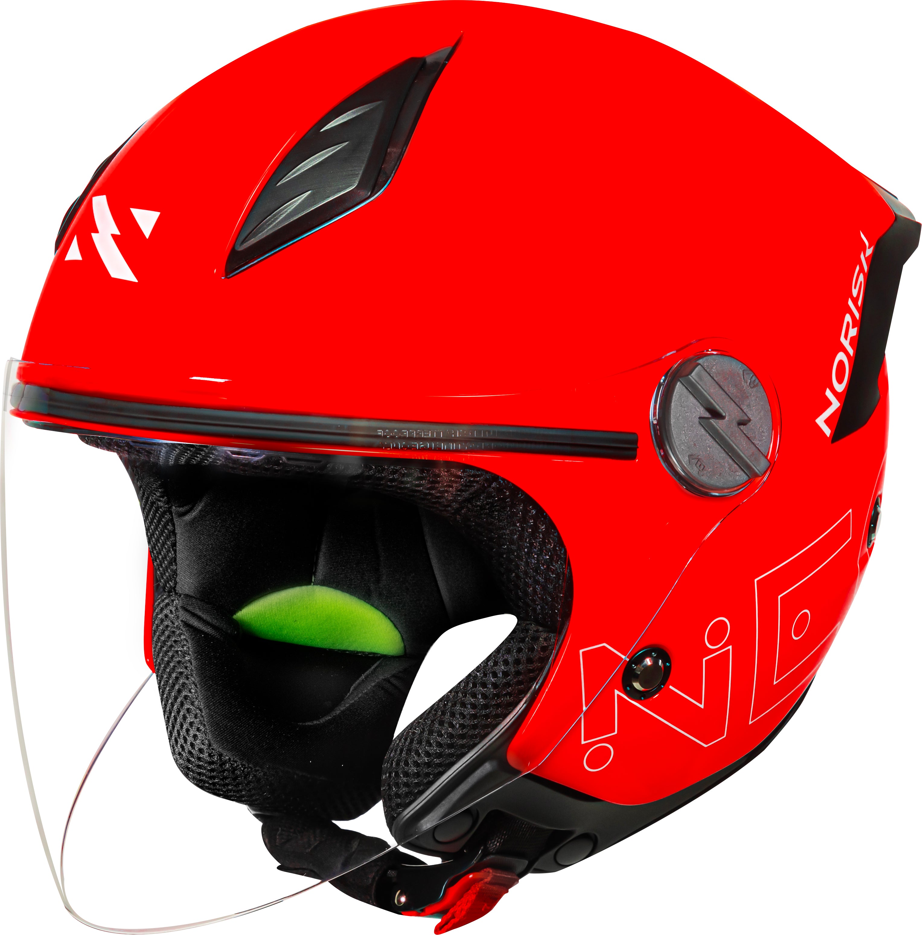 Capacete Norisk Neo Monocolor Vermelho