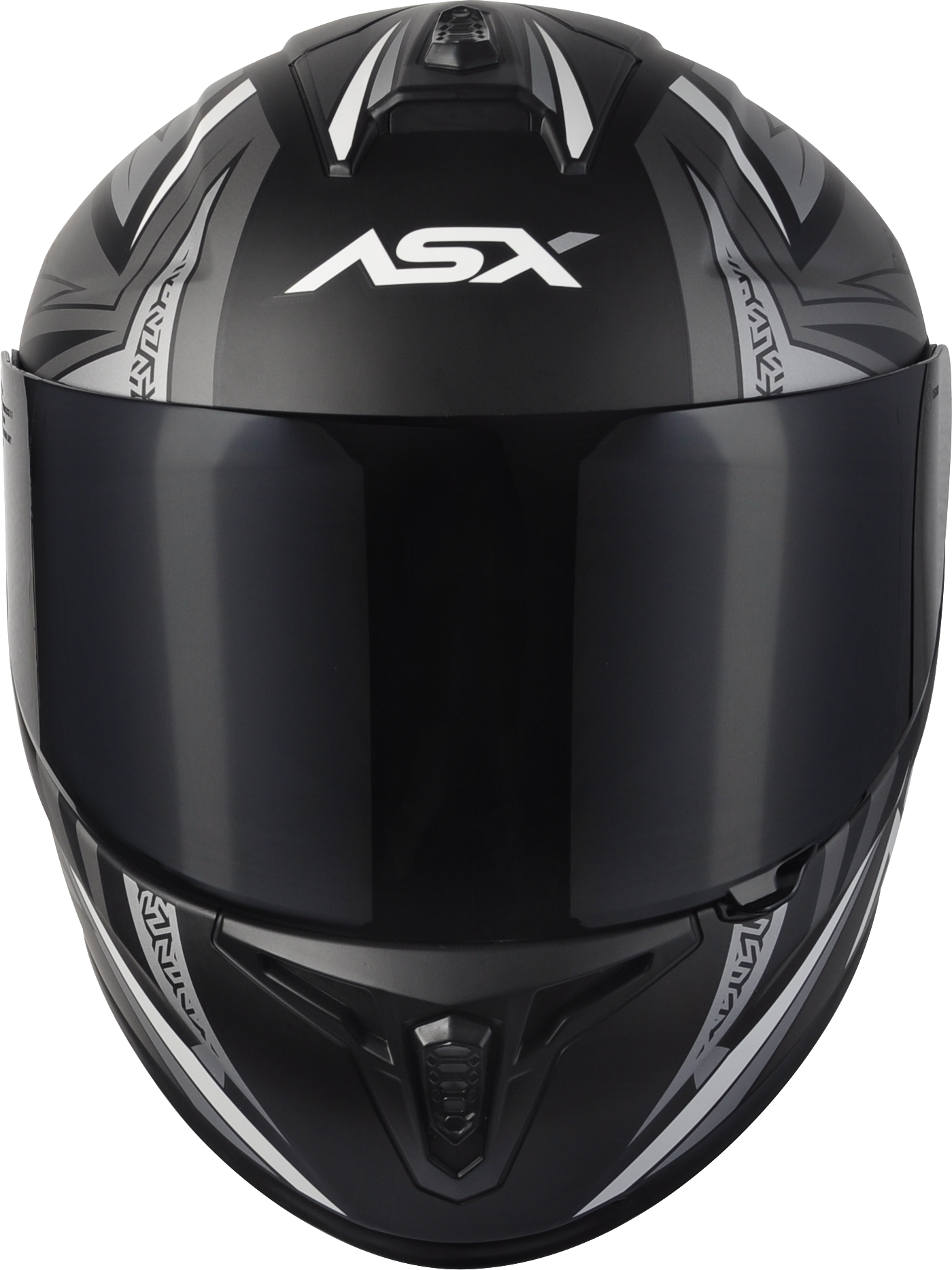 Capacete ASX Draken Vector Fosco Preto/Cinza