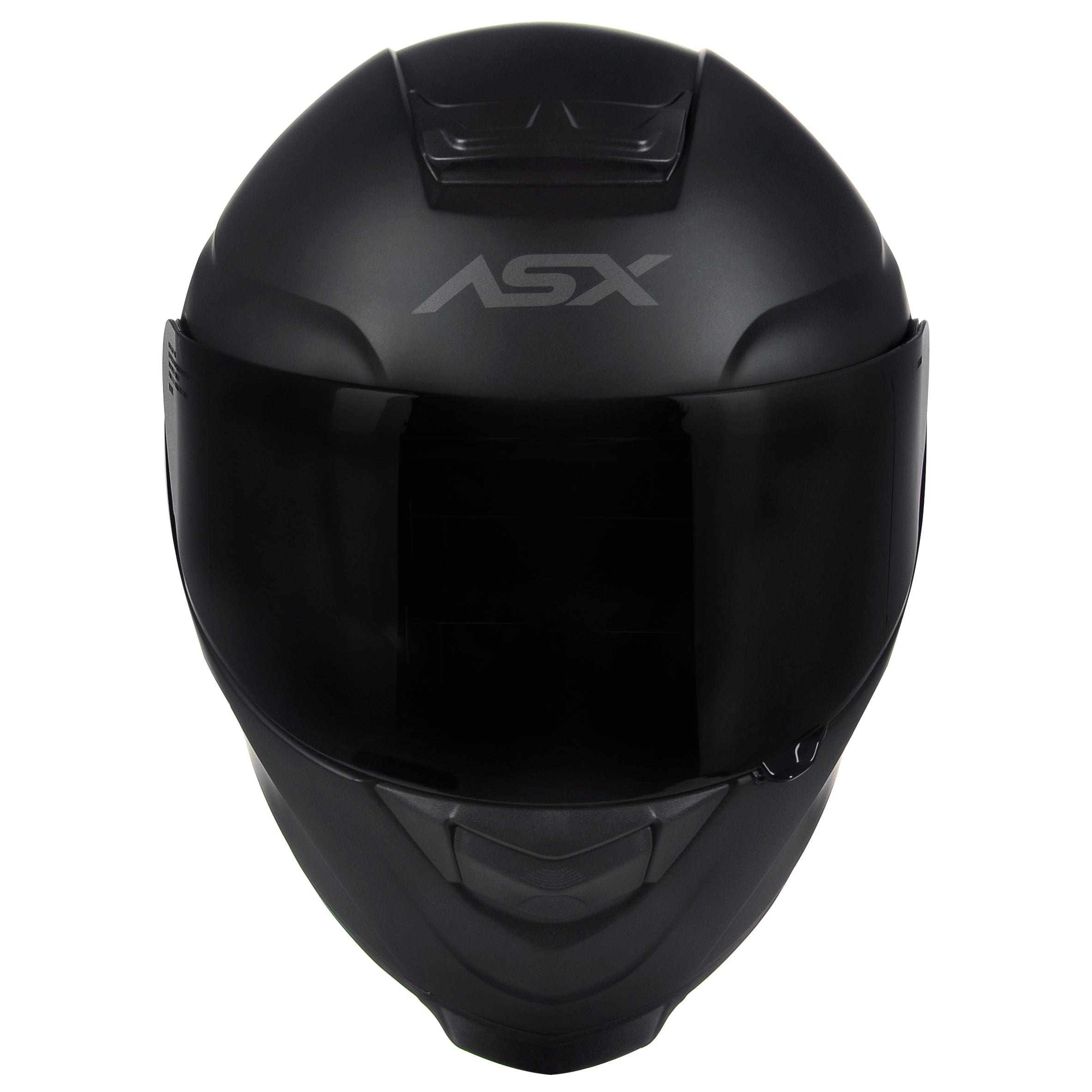 Capacete ASX Eagle Solid Fosco Preto/Cinza