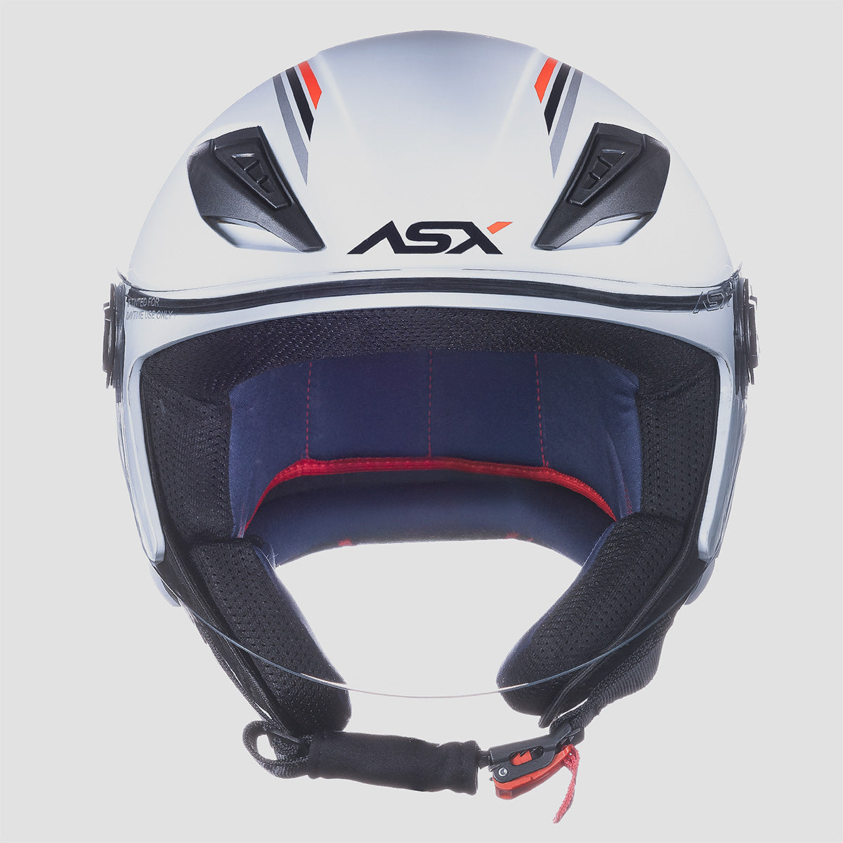 Capacete ASX City Air Brilho Solid Branco