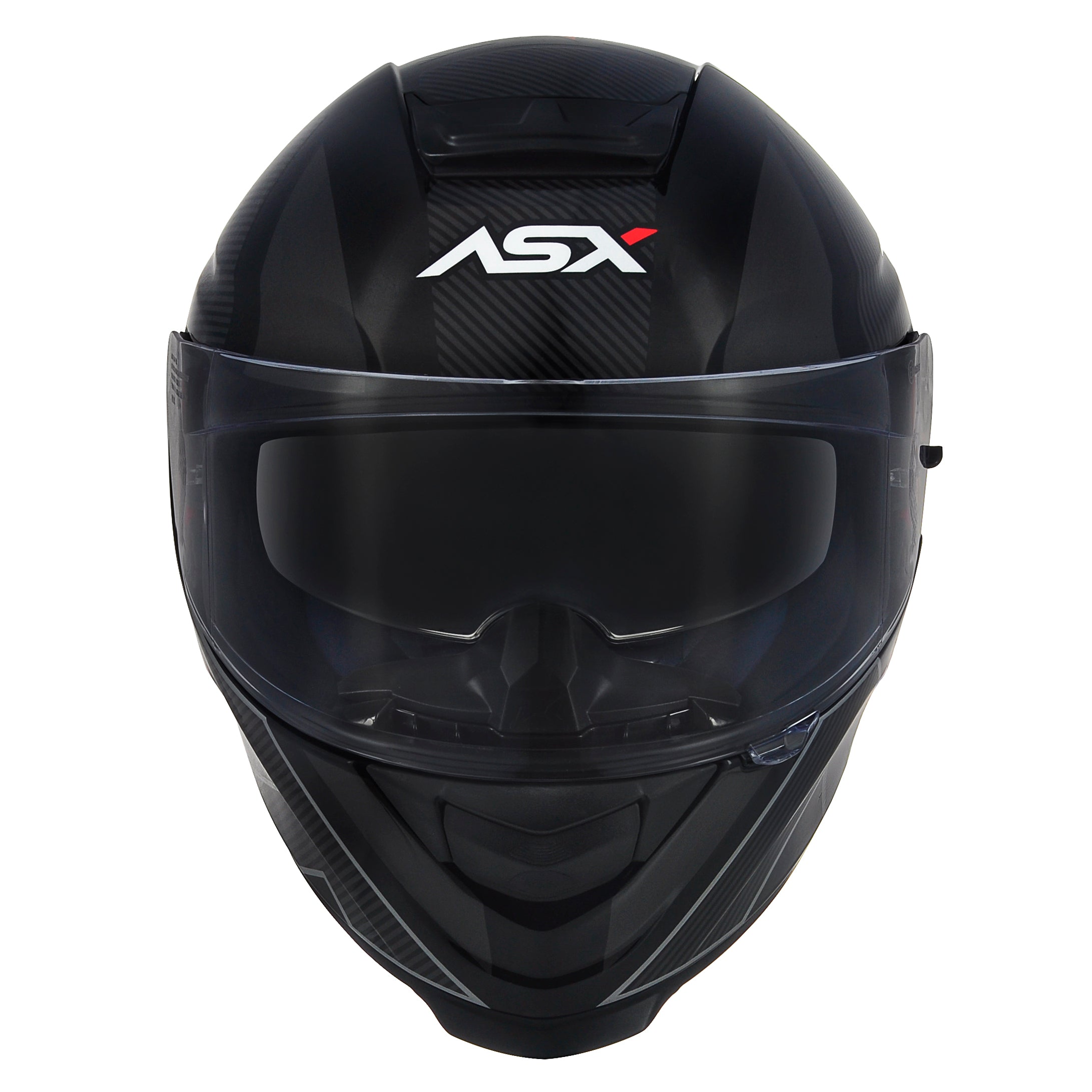 Capacete ASX Eagles SV Lines Brilho Preto/Grafite