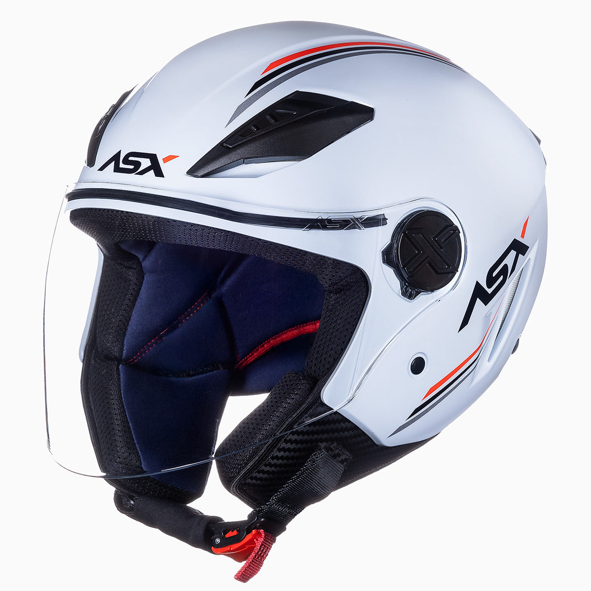 Capacete ASX City Air Brilho Solid Branco