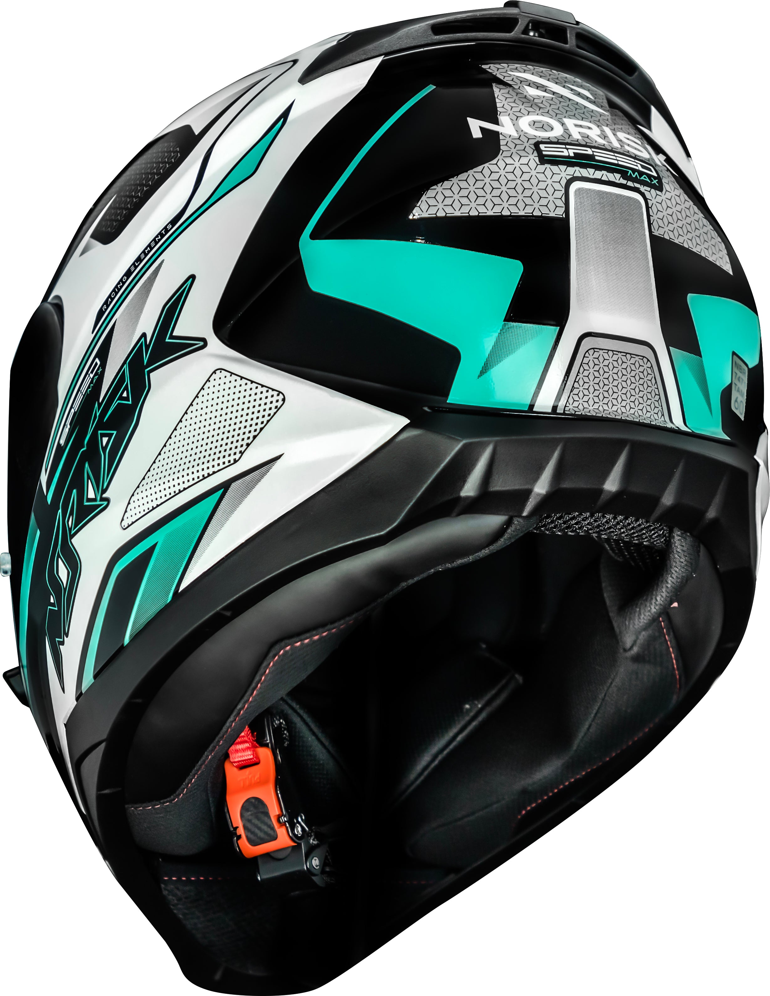 Capacete Norisk Razor Speed Max Preto Verde