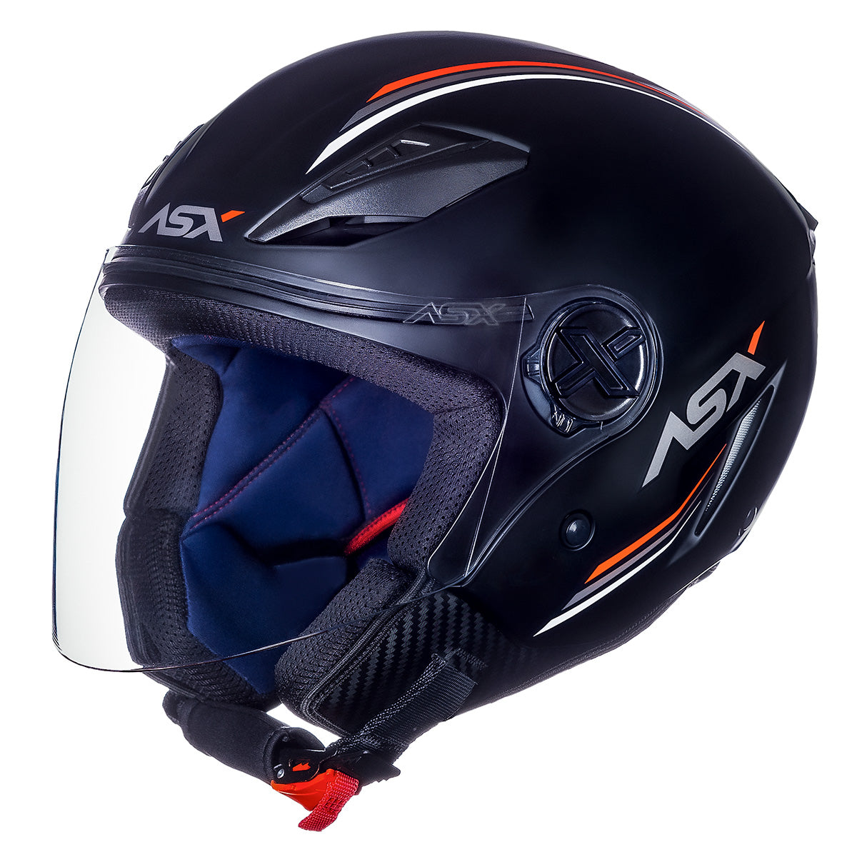 Capacete ASX City Air Fosco Solid Preto