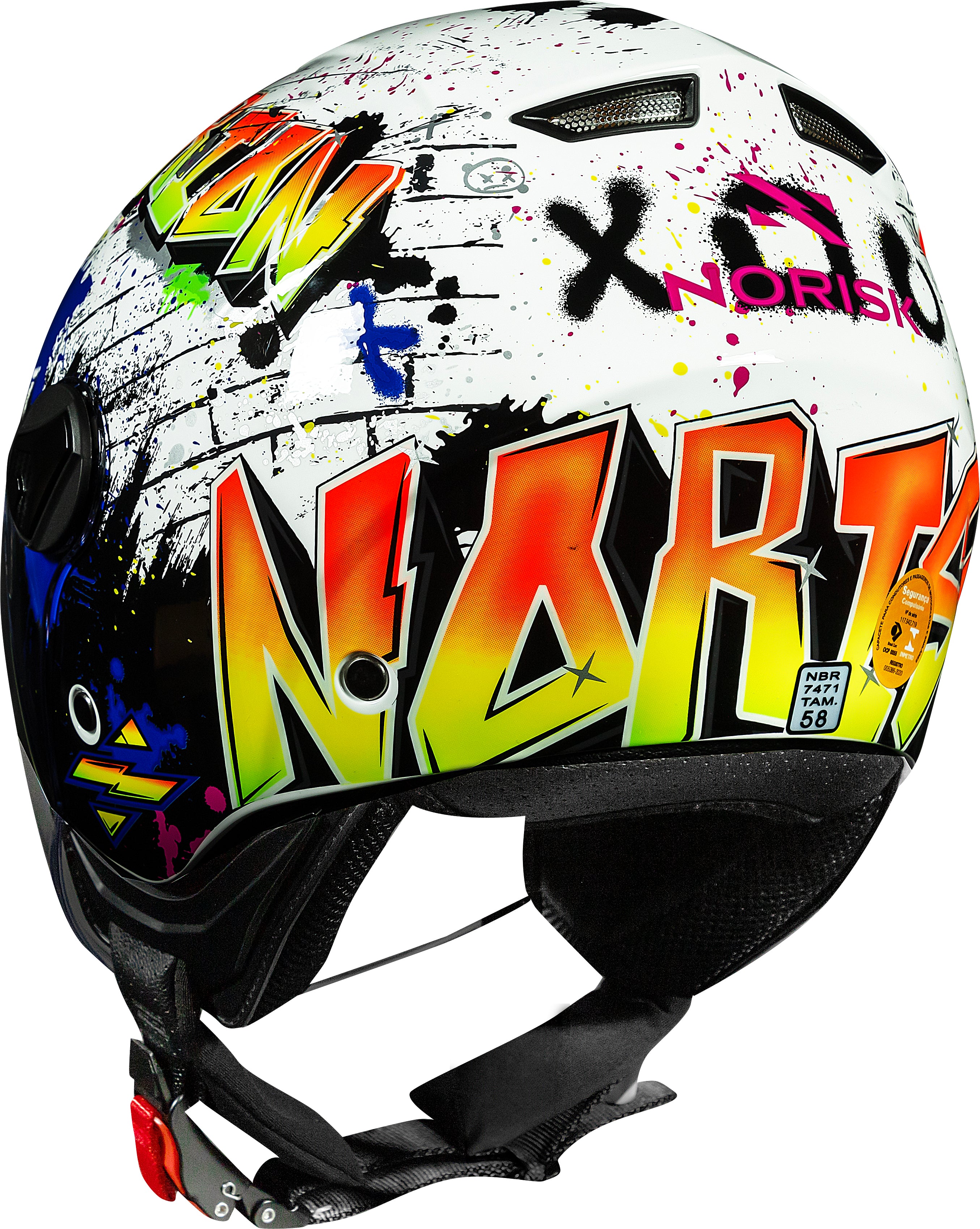 Capacete Norisk Orion Shine Branco