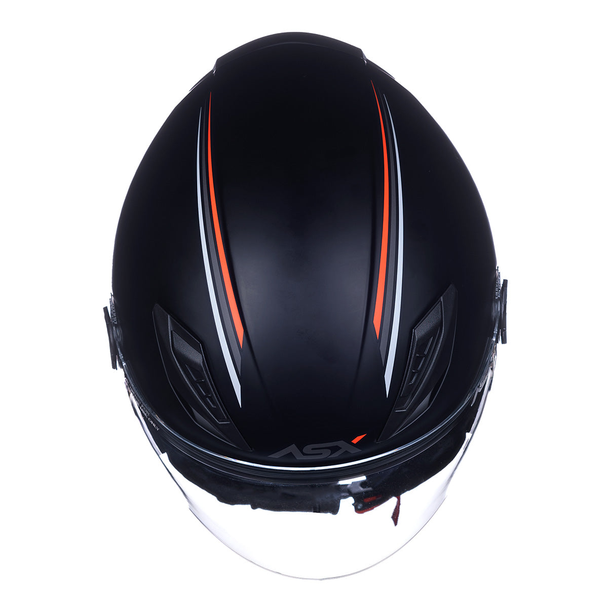 Capacete ASX City Air Fosco Solid Preto