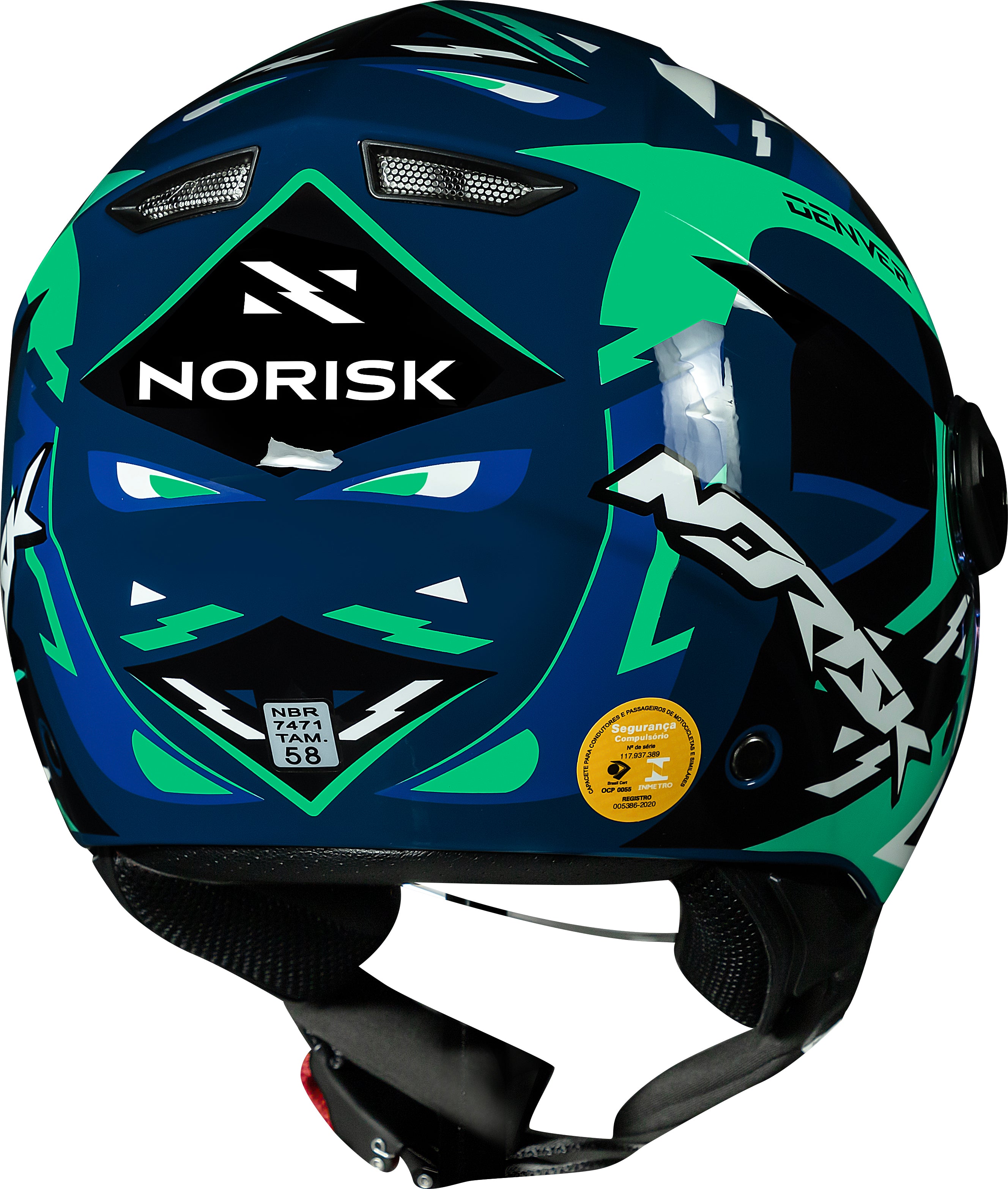 Capacete Norisk Orion Denver Azul